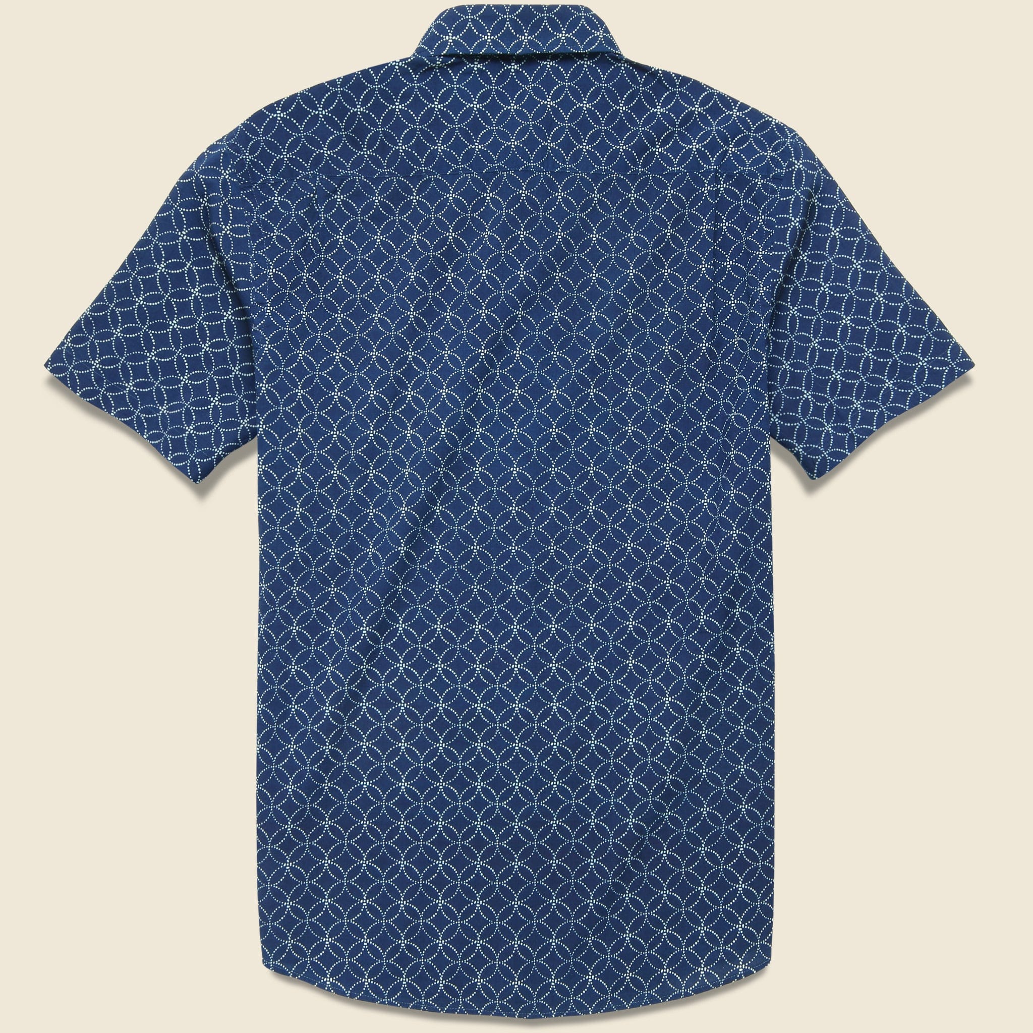 Tropical Cotton Shirt - Moonlight Batik - Faherty - STAG Provisions - Tops - S/S Woven - Other Pattern