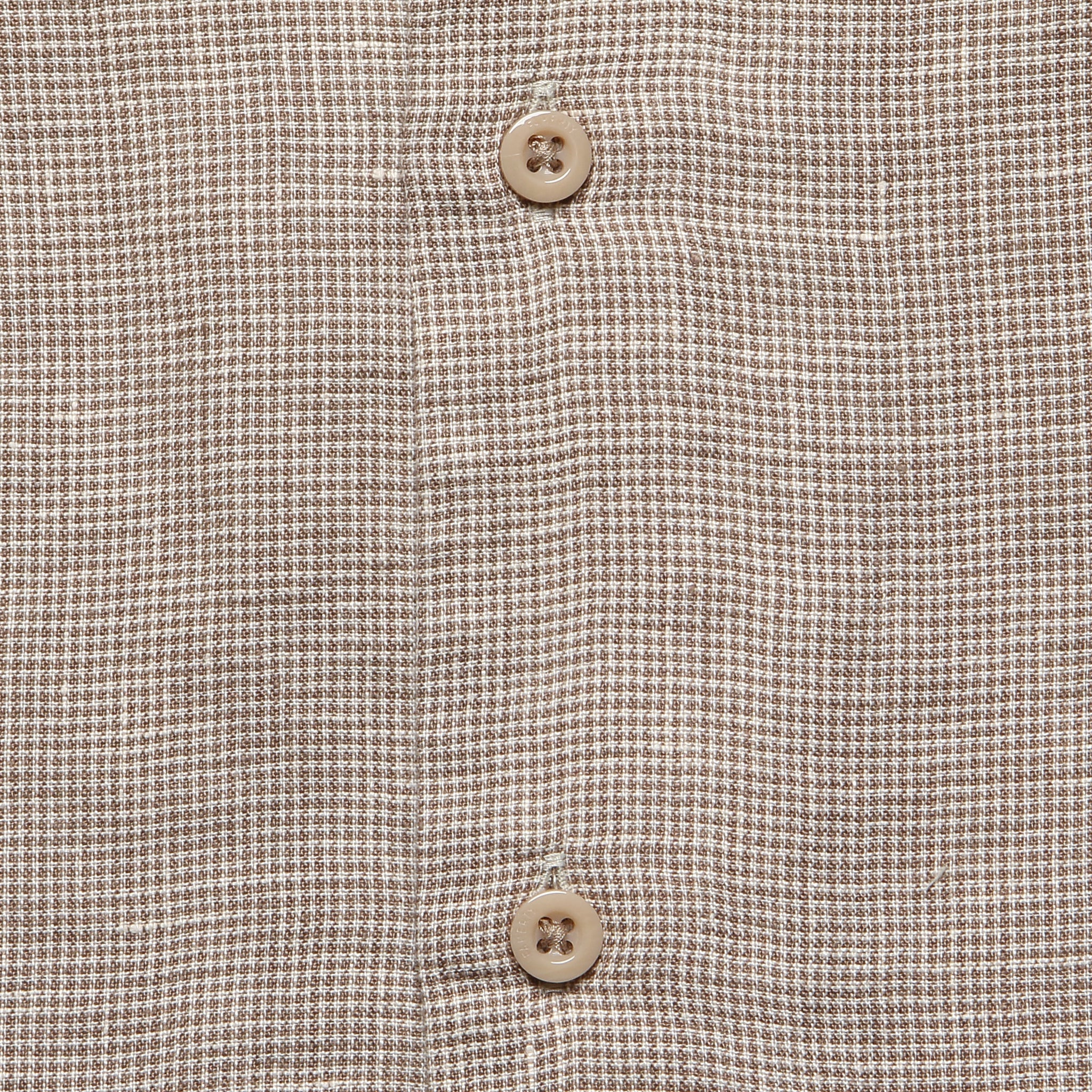 Laguna Camp Shirt - Khaki Pincheck - Faherty - STAG Provisions - Tops - S/S Woven - Other Pattern