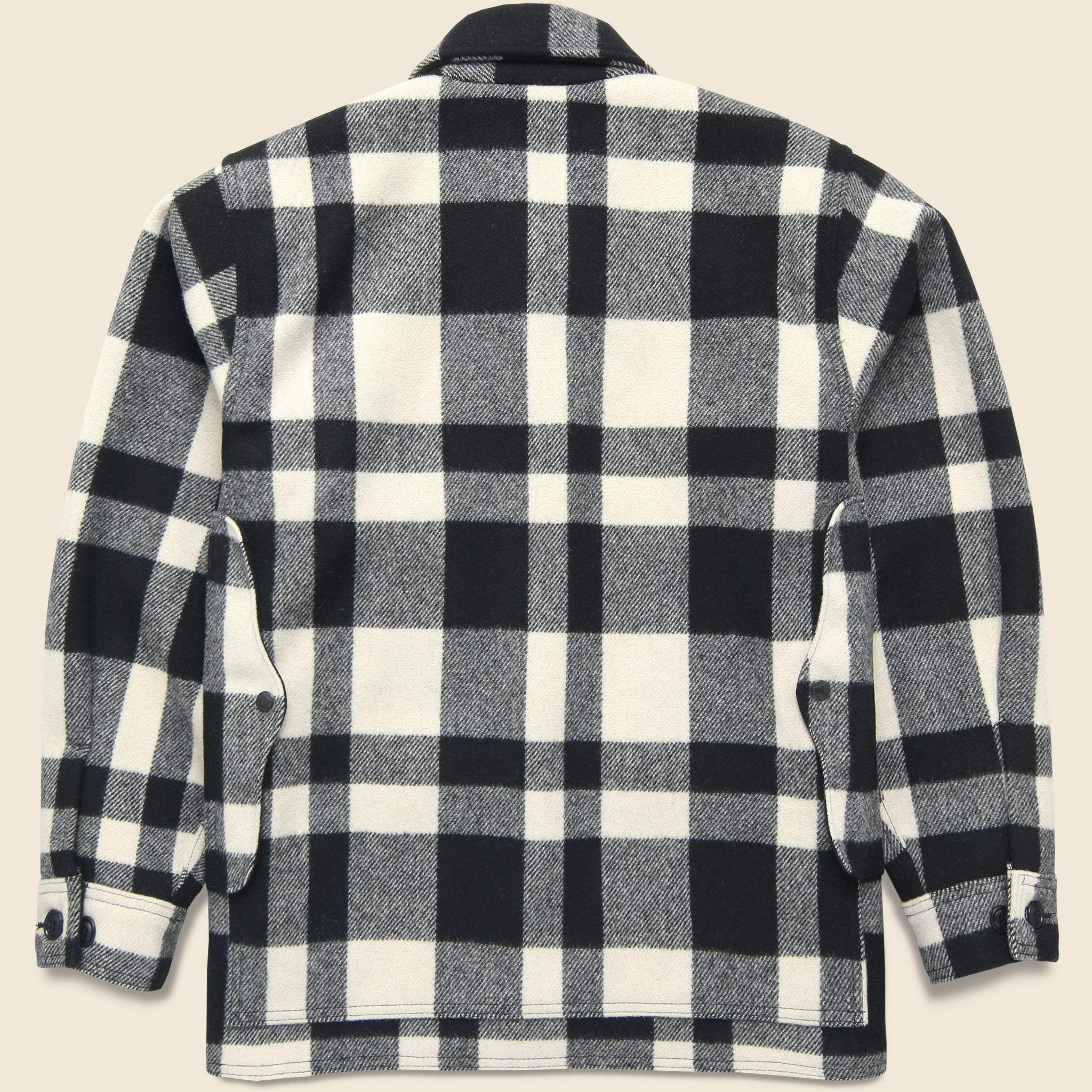 Mackinaw Wool Cruiser Jacket - Natural/Black Heritage Plaid - Filson - STAG Provisions - Outerwear - Coat / Jacket