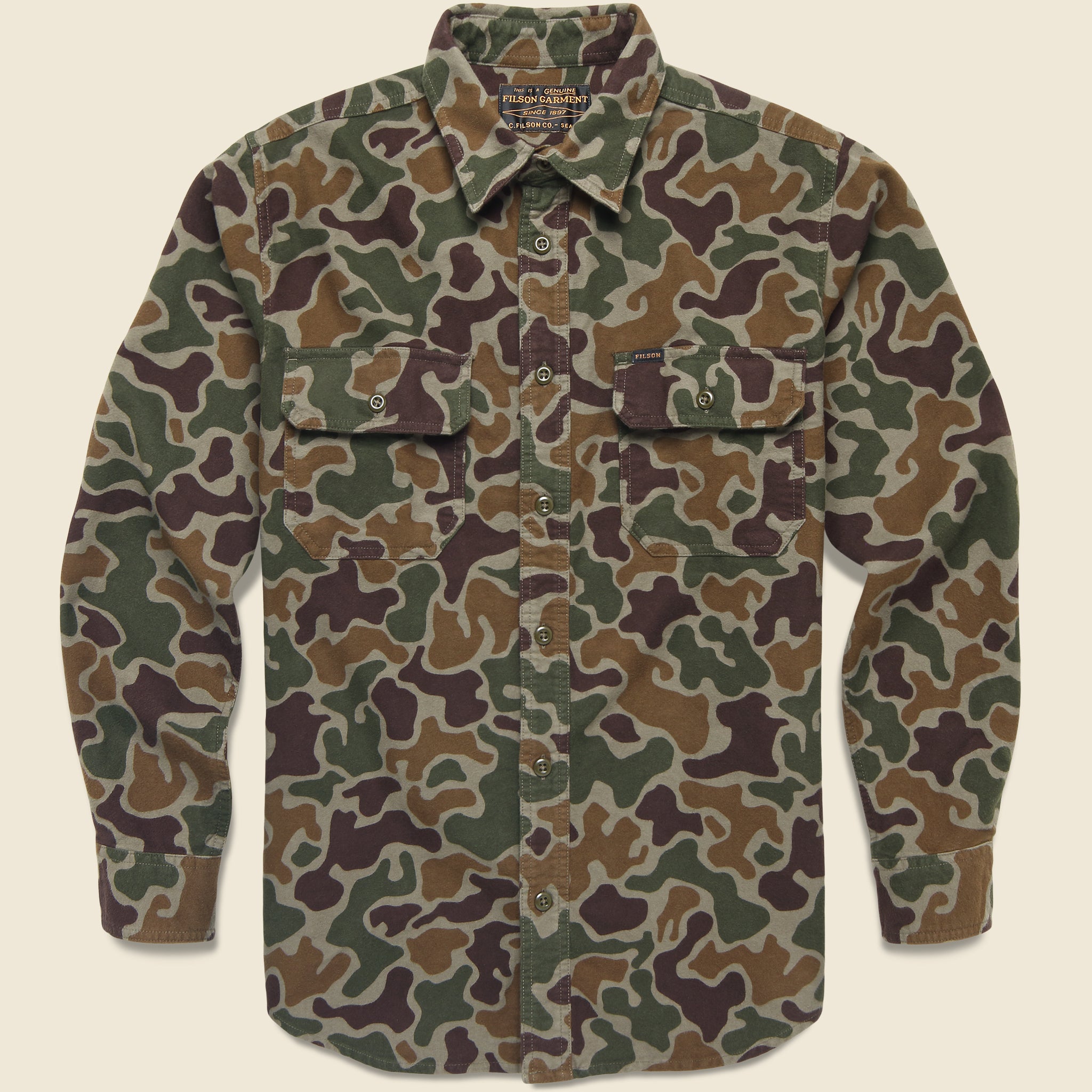 Field Flannel Shirt - Camo - Filson - STAG Provisions - Tops - L/S Woven - Other Pattern