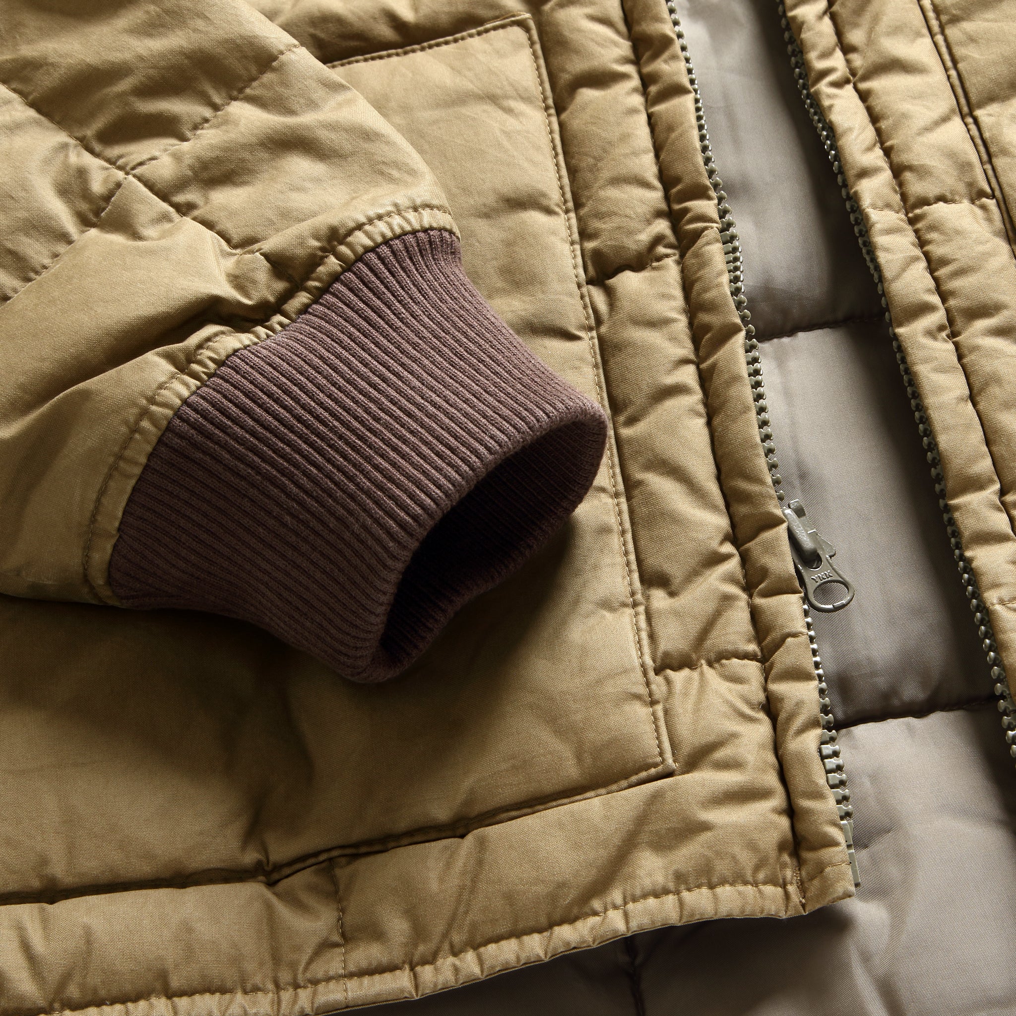 
                          Heritage Cotton Down Jacket - Light Brown - Filson - STAG Provisions - Outerwear - Coat / Jacket
                        