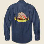 Ft. Lonesome x STAG Wild Mustang Western Shirt - Fort Lonesome - STAG Provisions - Tops - L/S Woven - Other Pattern