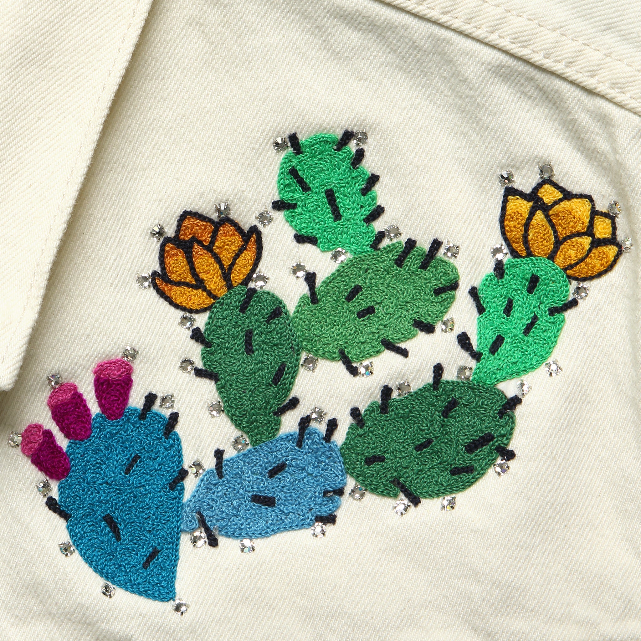 
                          Cactus &amp; Snake Trucker Jacket - Fort Lonesome - STAG Provisions - Outerwear - Coat / Jacket
                        