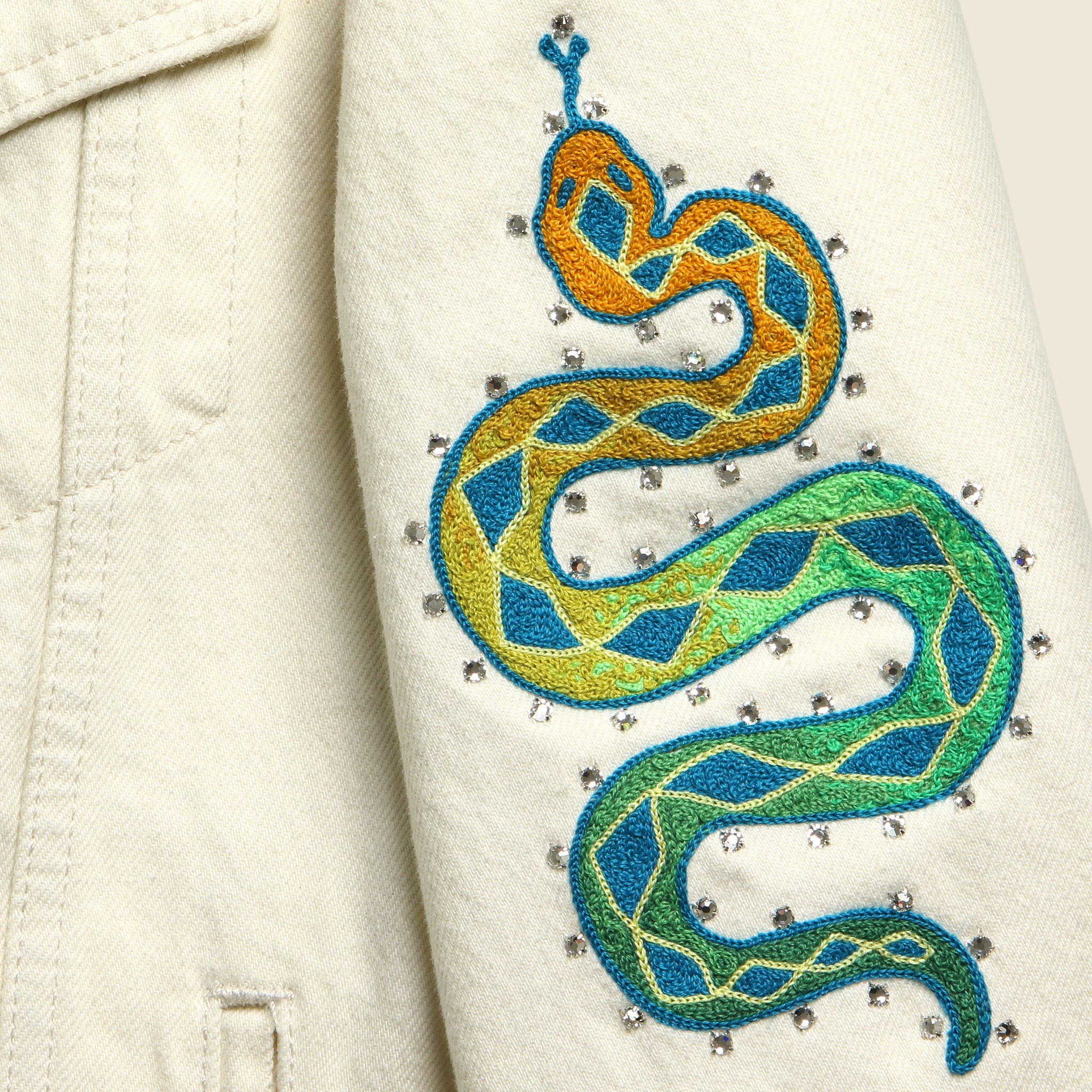 
                          Cactus &amp; Snake Trucker Jacket - Fort Lonesome - STAG Provisions - Outerwear - Coat / Jacket
                        
