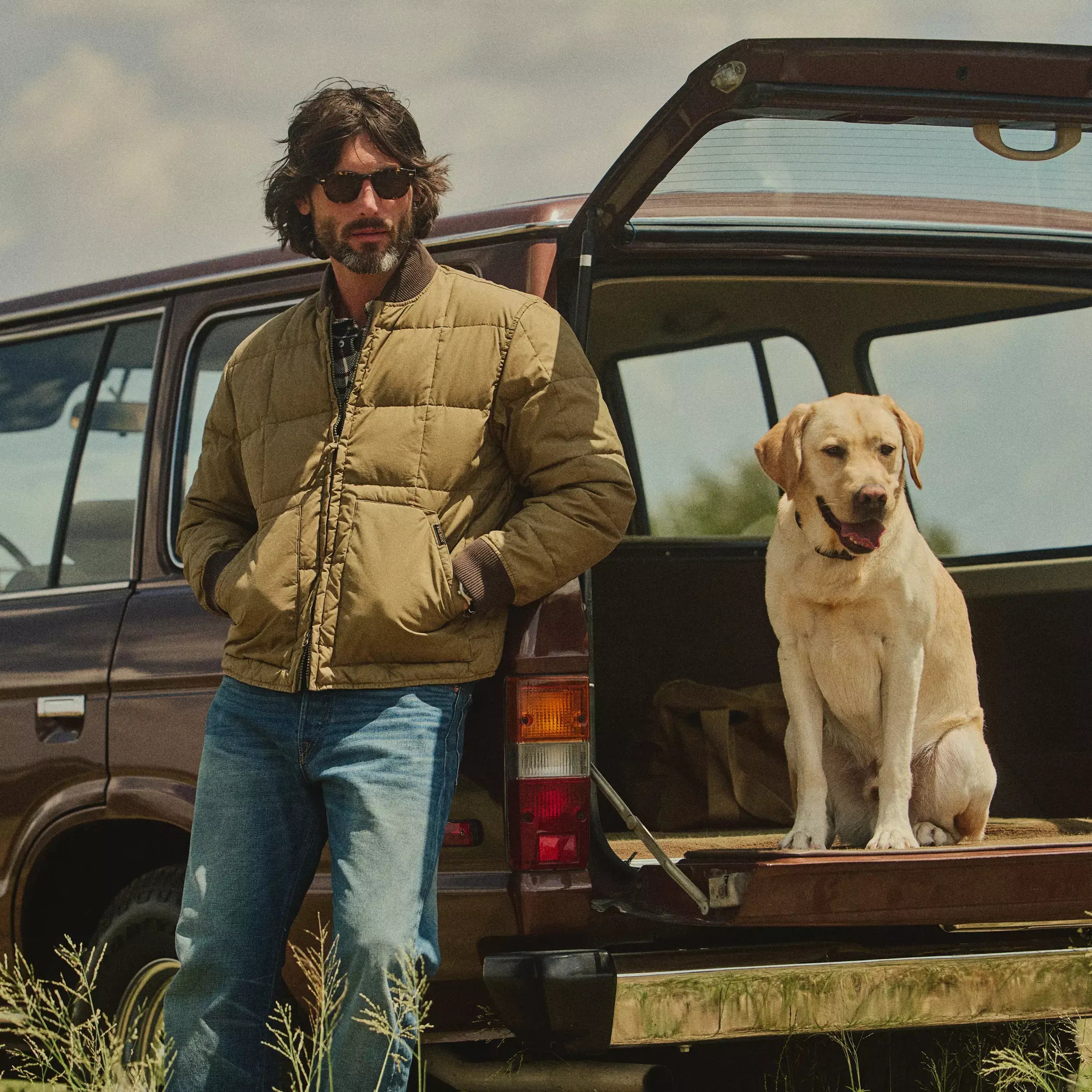 Heritage Cotton Down Jacket - Light Brown - Filson - STAG Provisions - Outerwear - Coat / Jacket