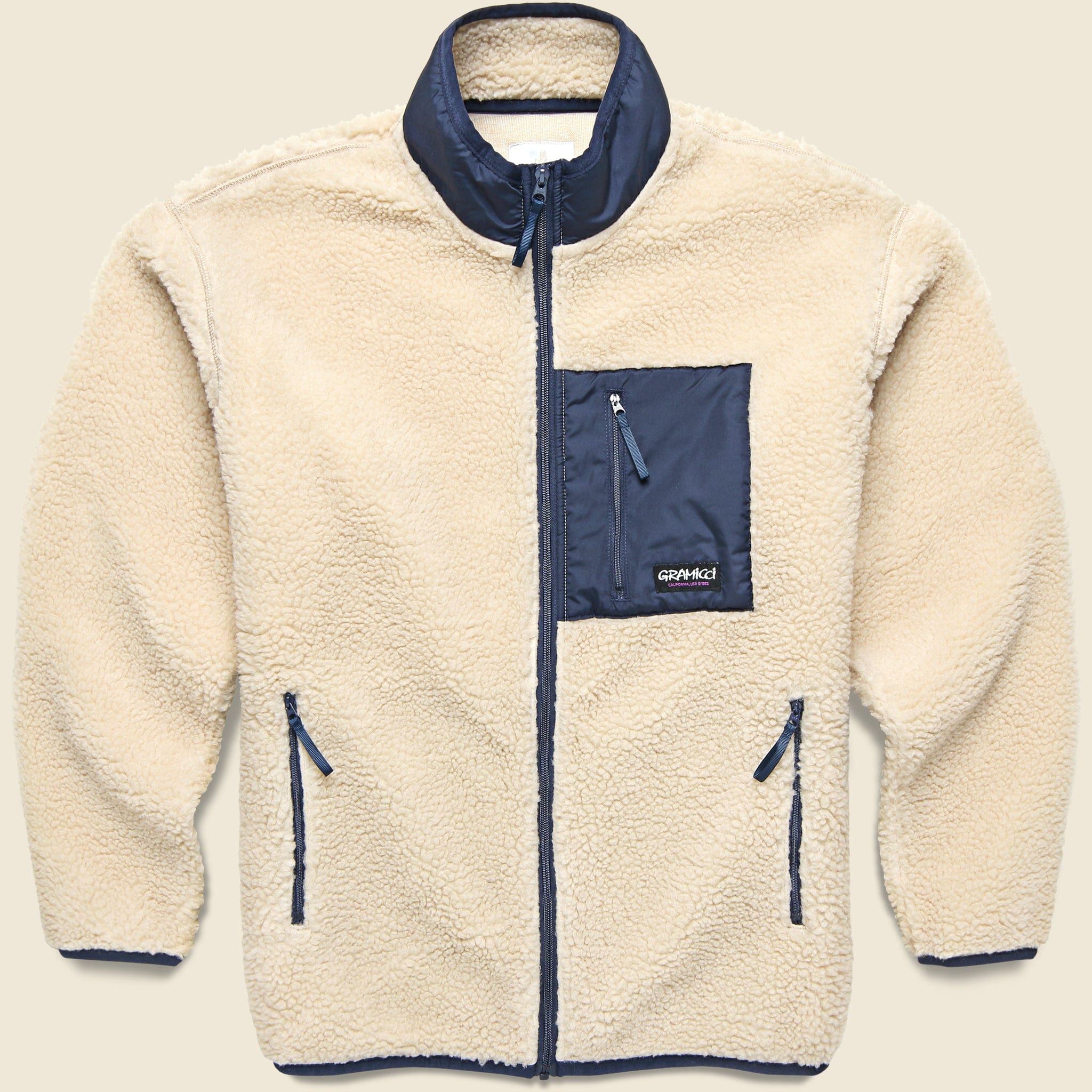 Sherpa Jacket - Natural - Gramicci - STAG Provisions - Outerwear - Coat / Jacket