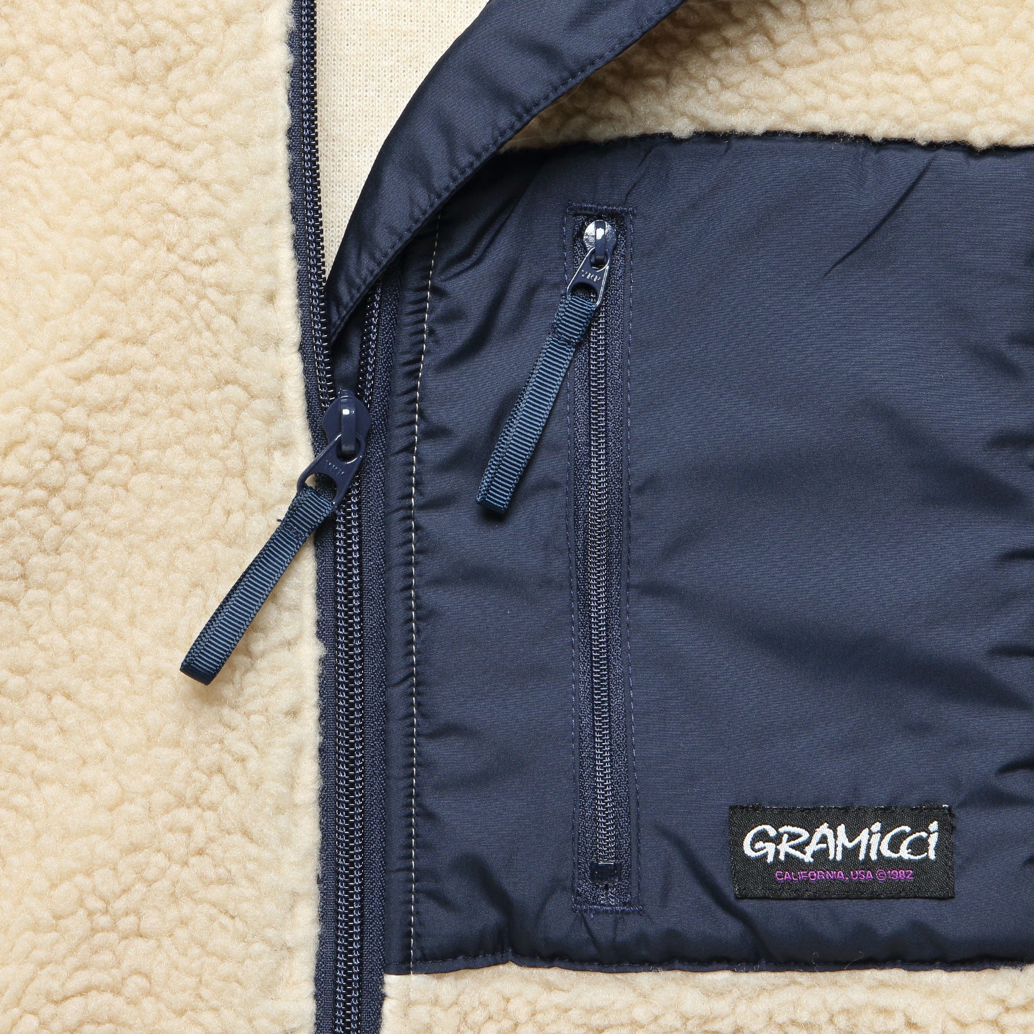 Sherpa Jacket - Natural - Gramicci - STAG Provisions - Outerwear - Coat / Jacket