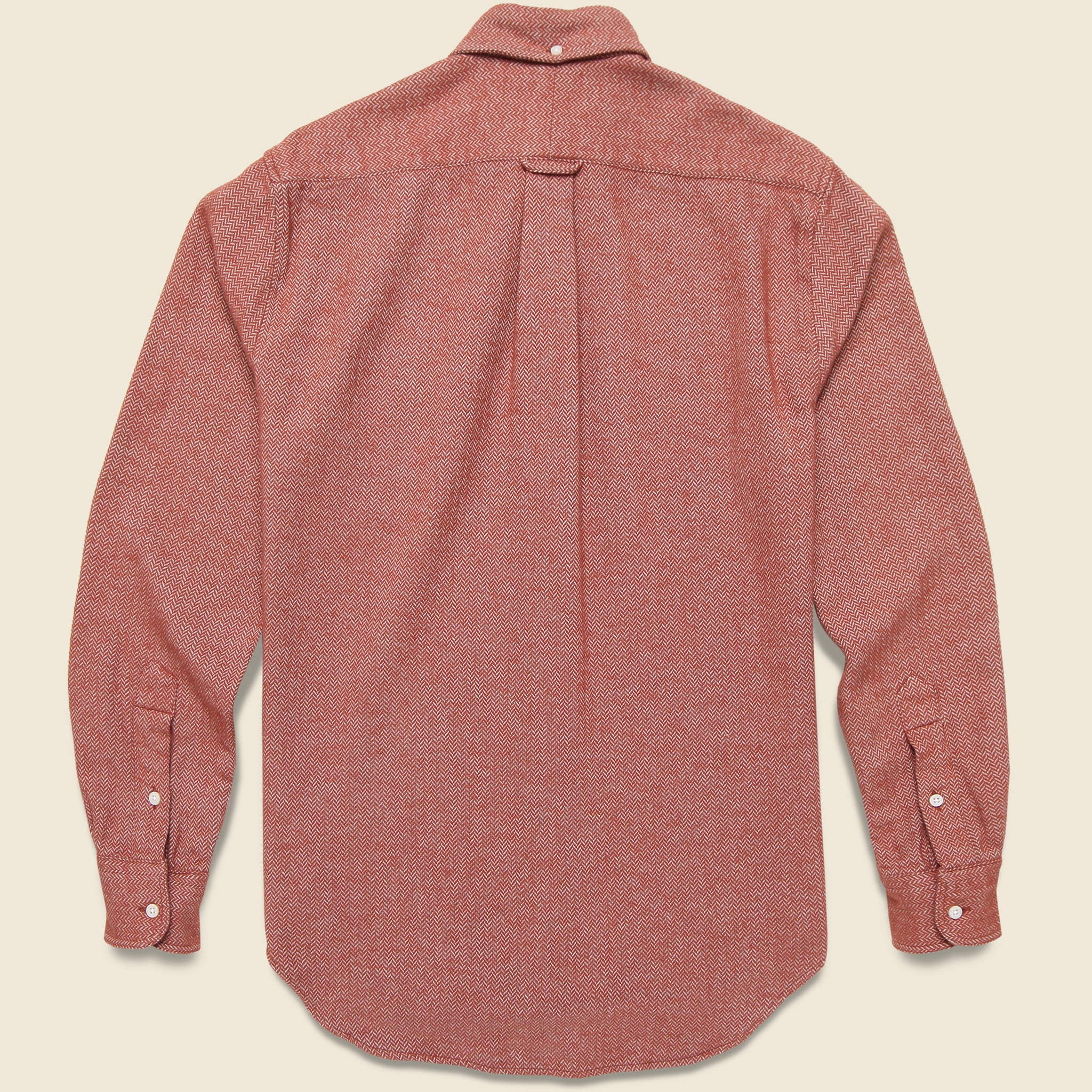 Herringbone Flannel - Red - Gitman Vintage - STAG Provisions - Tops - L/S Woven - Other Pattern