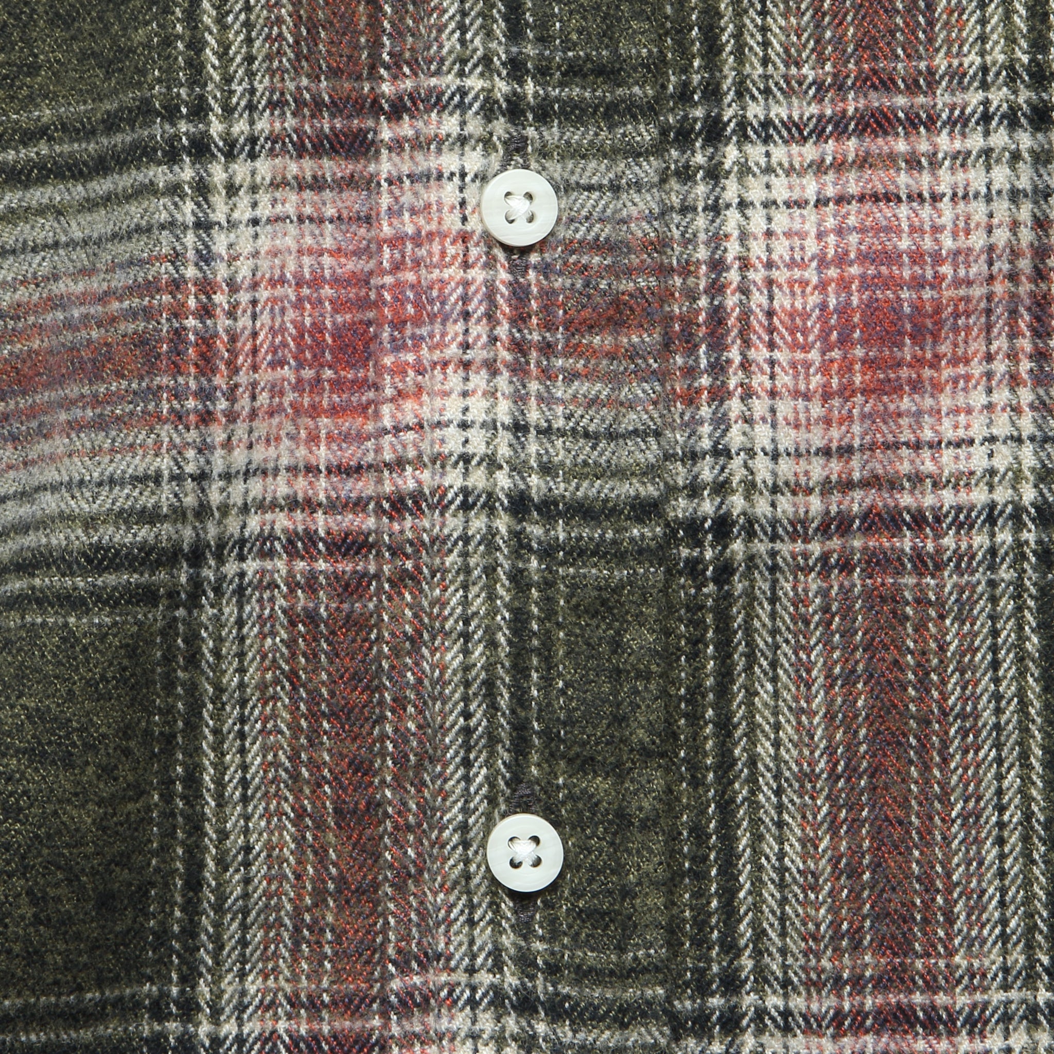Double Sided Brushed Shirt - Olive - Gitman Vintage - STAG Provisions - Tops - L/S Woven - Plaid