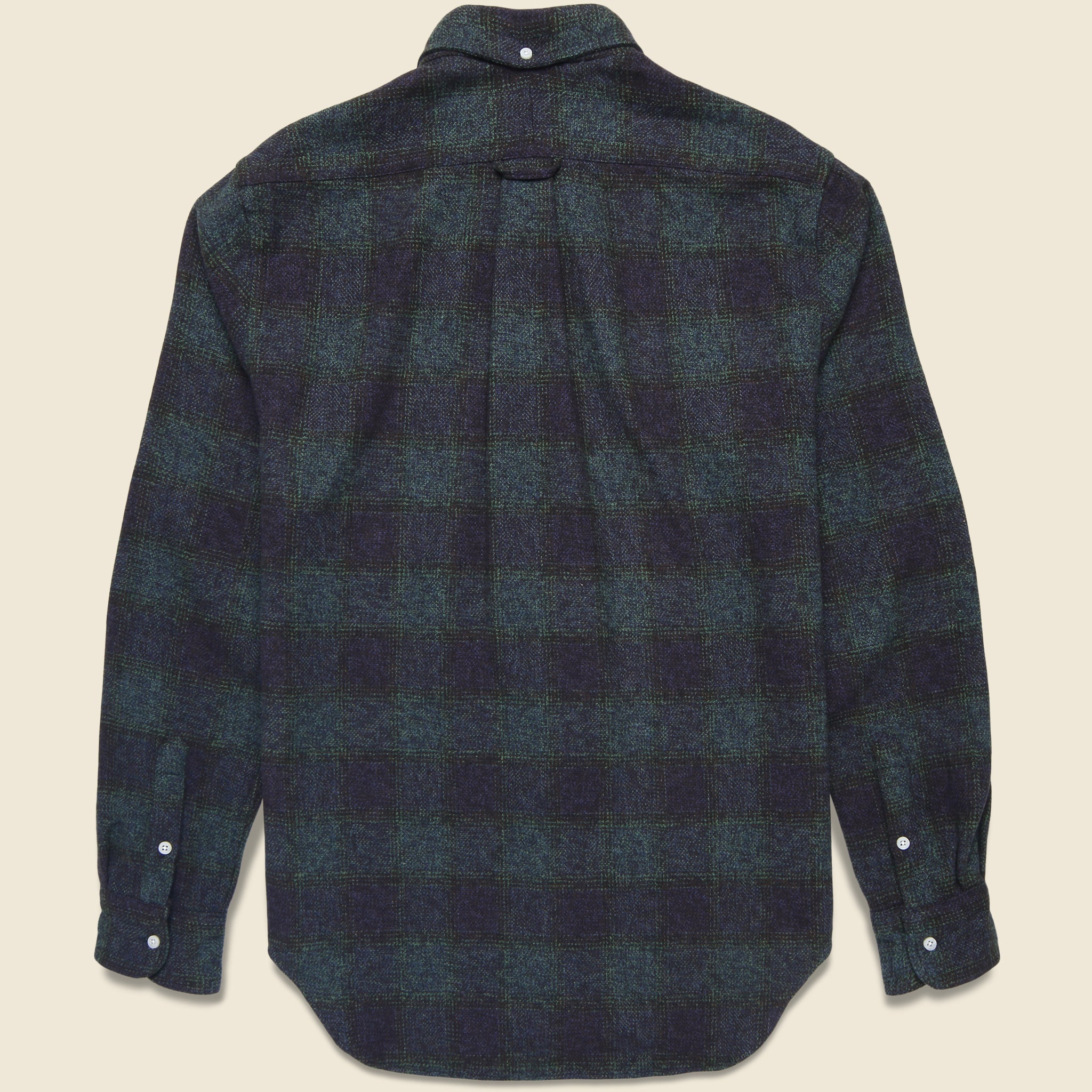 Brushed Cotton Plaid Shirt - Navy - Gitman Vintage - STAG Provisions - Tops - L/S Woven - Plaid