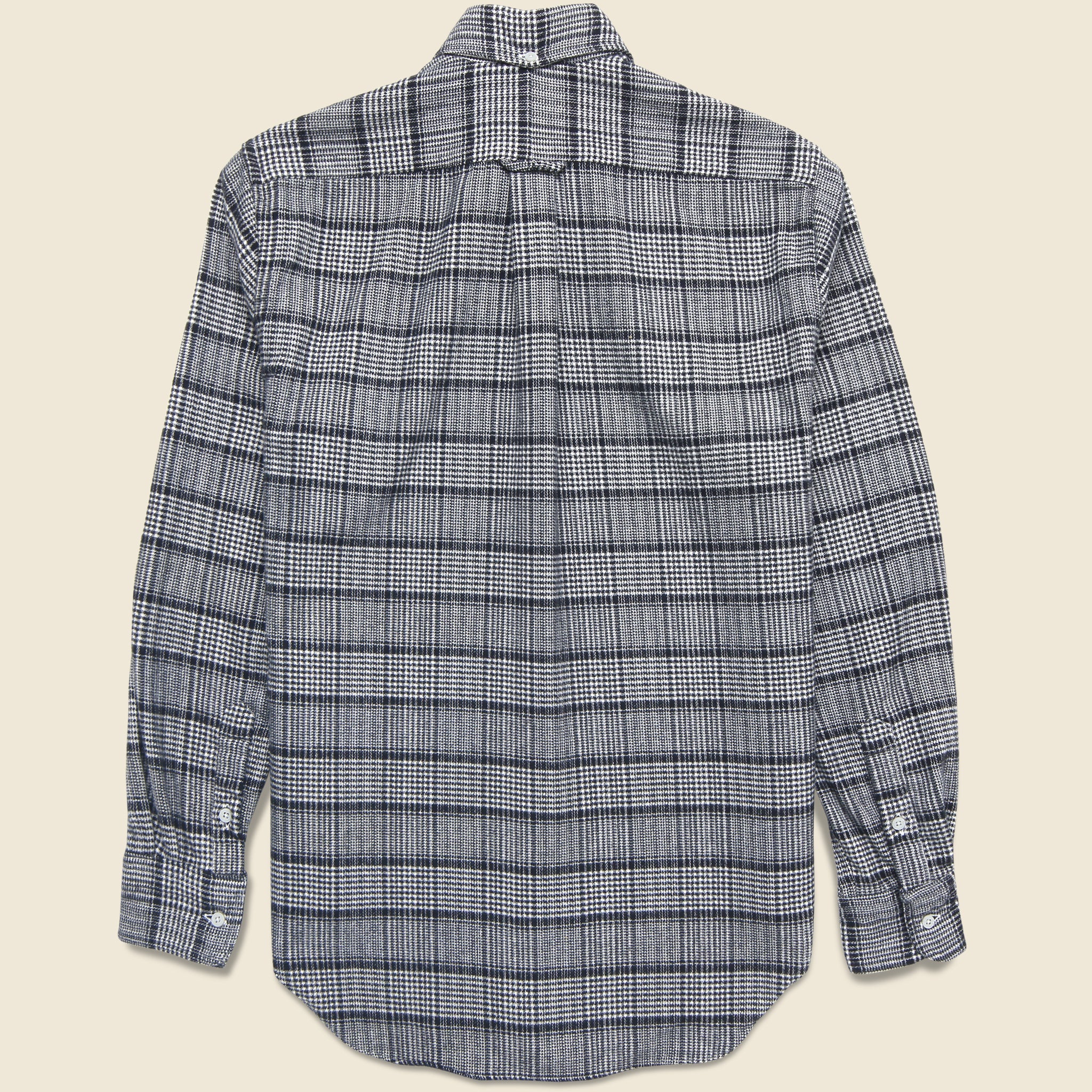 Heavy Pique Flannel - Black - Gitman Vintage - STAG Provisions - Tops - L/S Woven - Plaid