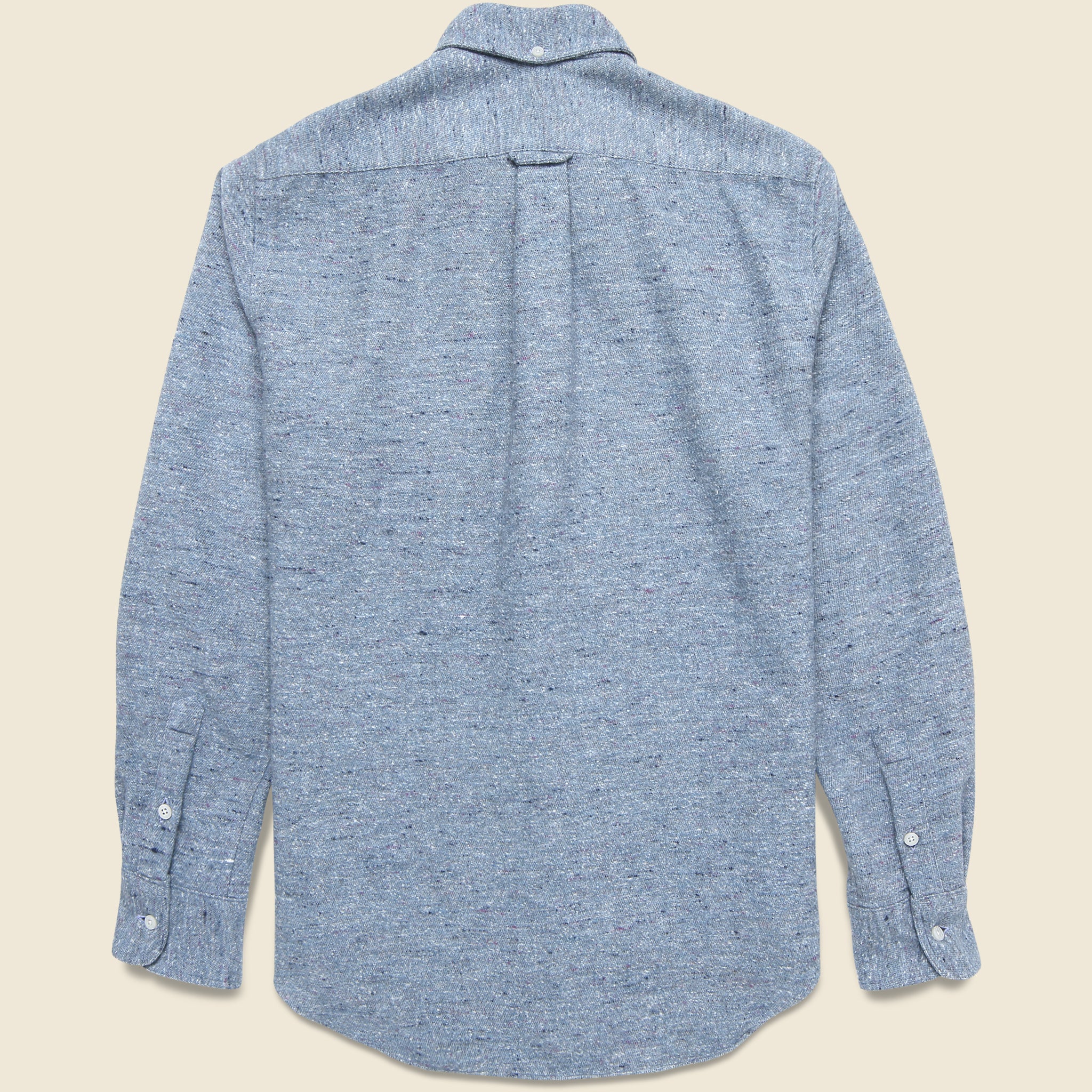 Nepped Chambray Shirt - Blue - Gitman Vintage - STAG Provisions - Tops - L/S Woven - Solid