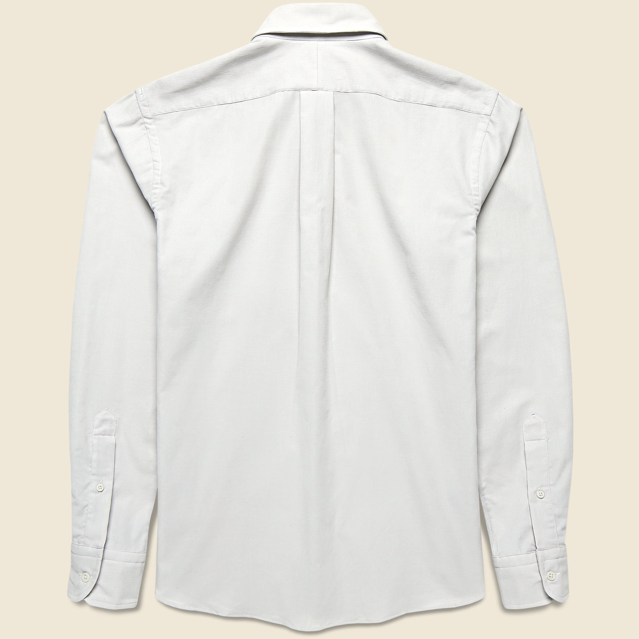 Micro Corduroy Shirt - Ecru - Hamilton Shirt Co. - STAG Provisions - Tops - L/S Woven - Corduroy