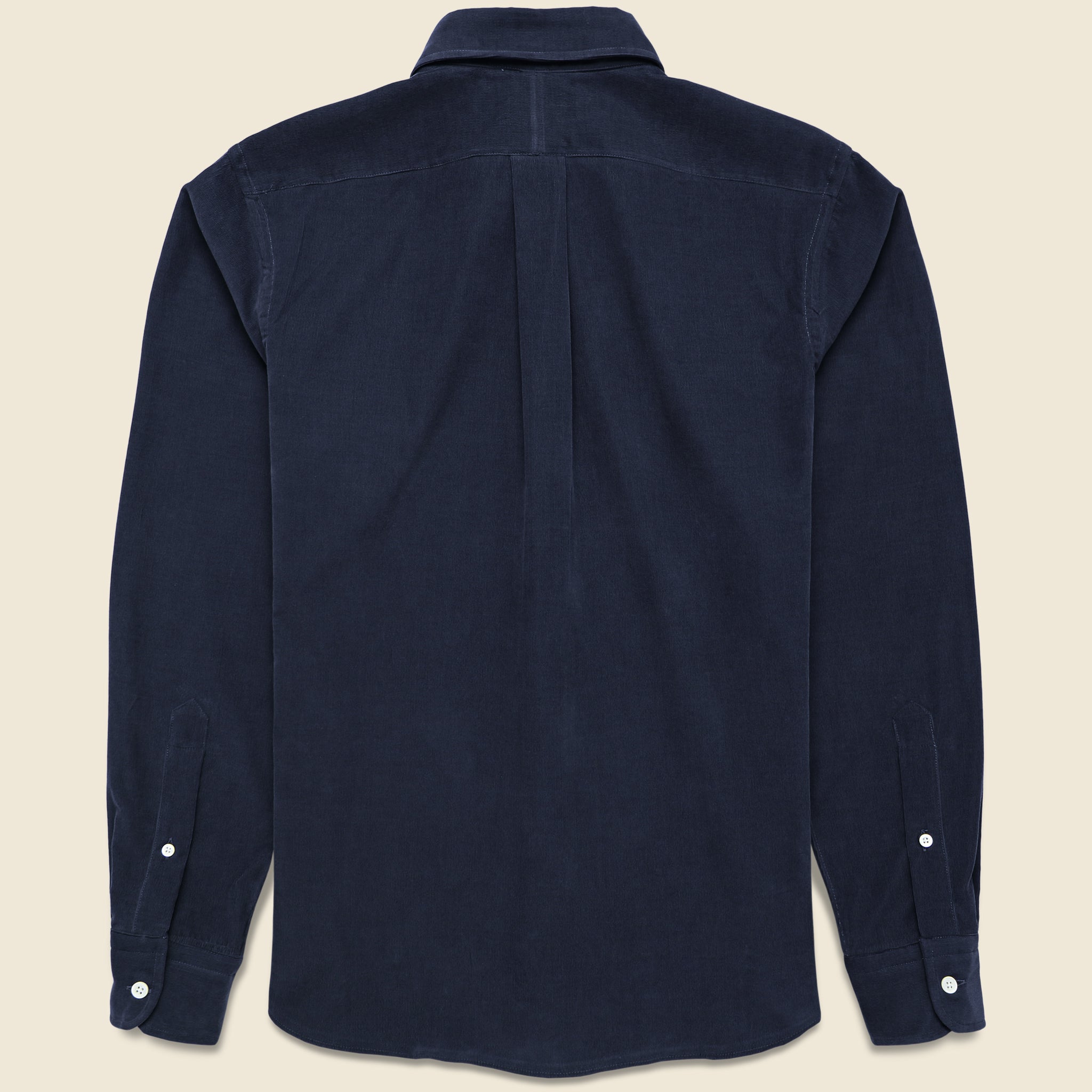Micro Corduroy Shirt - Navy - Hamilton Shirt Co. - STAG Provisions - Tops - L/S Woven - Corduroy