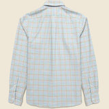 Brushed Twill Sport Shirt - Grey/Green Plaid - Hamilton Shirt Co. - STAG Provisions - Tops - L/S Woven - Plaid