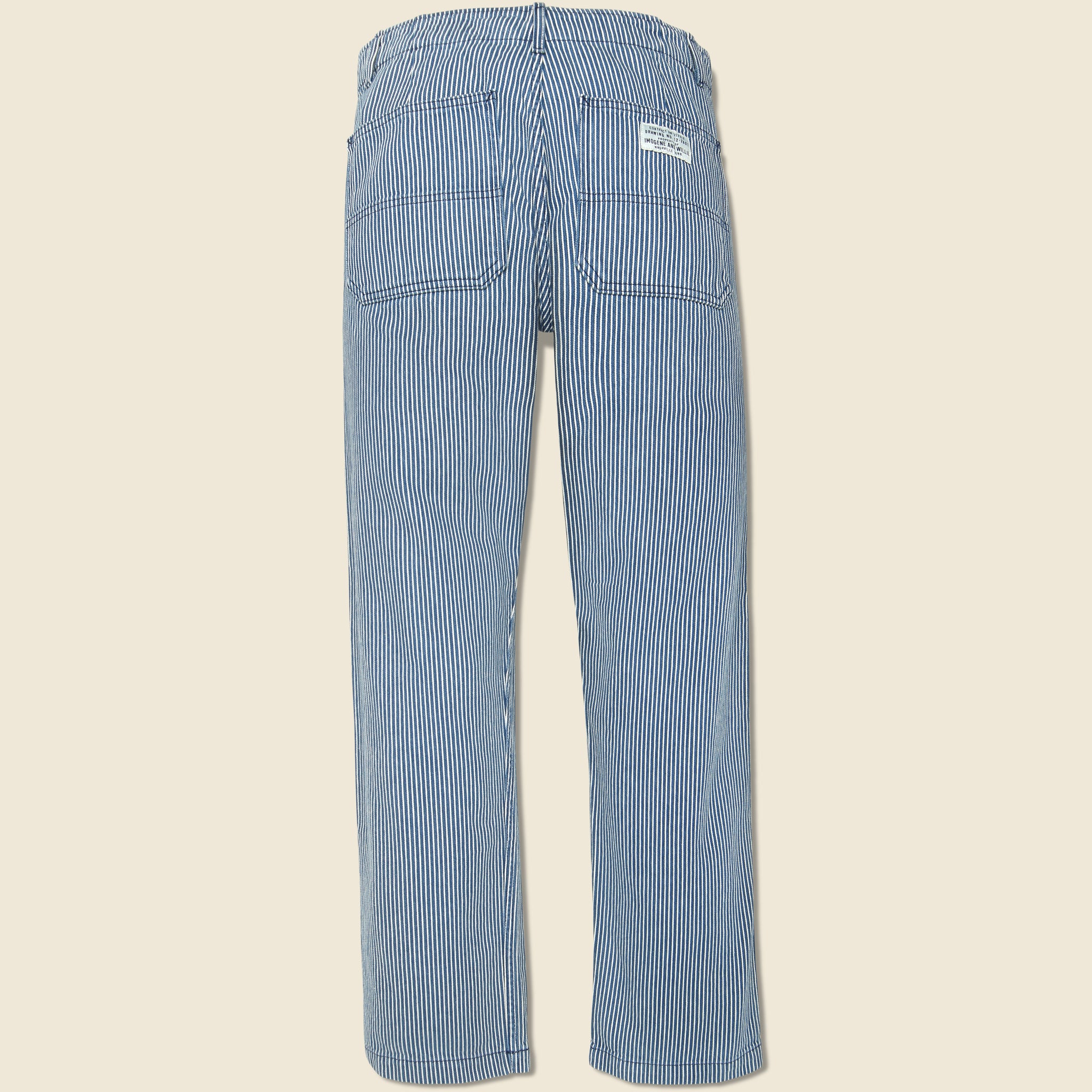 
                          Hencye Work Pant - Hickory Stripe - Imogene + Willie - STAG Provisions - Pants - Twill
                        