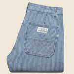 Hencye Work Pant - Hickory Stripe - Imogene + Willie - STAG Provisions - Pants - Twill