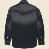 Hayes Pearl Snap - Washed Black - Imogene + Willie - STAG Provisions - Tops - L/S Woven - Solid