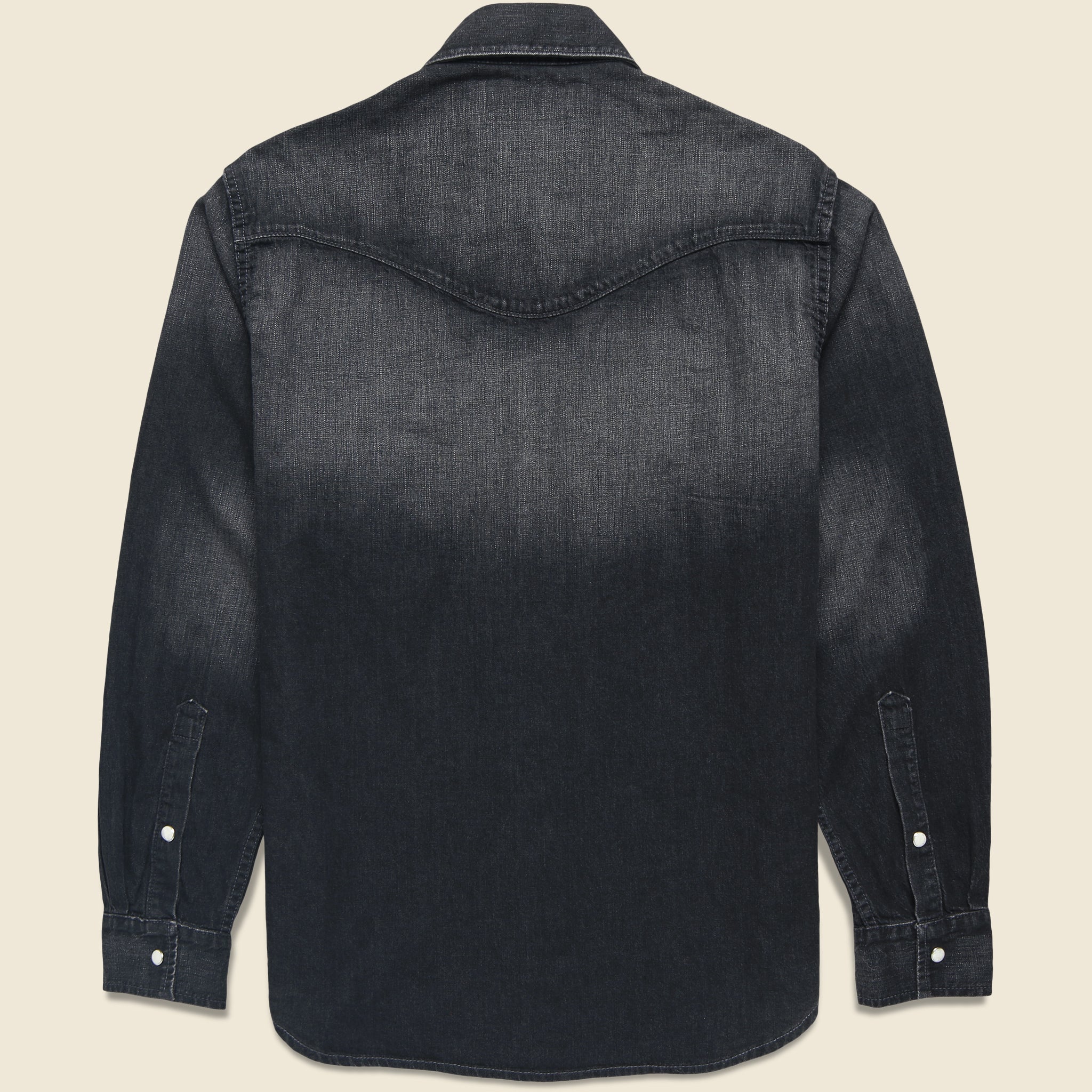 Hayes Pearl Snap - Washed Black - Imogene + Willie - STAG Provisions - Tops - L/S Woven - Solid