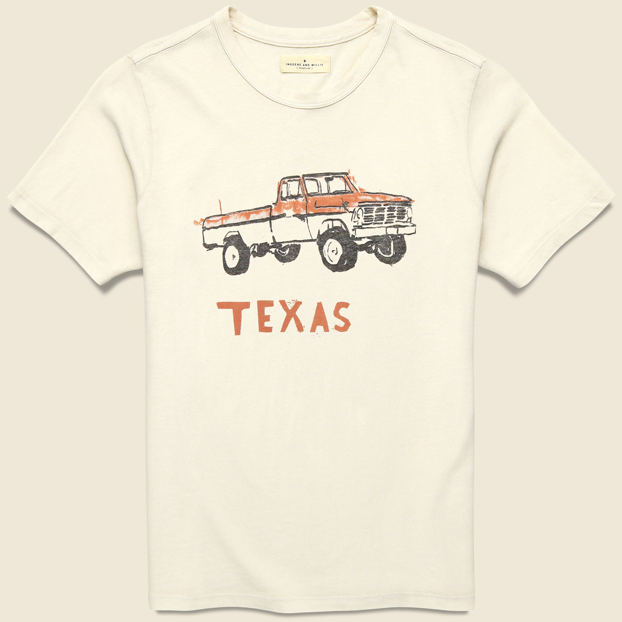 Texas Truck Tee - Vintage White - Imogene + Willie - STAG Provisions - Tops - S/S Tee - Graphic