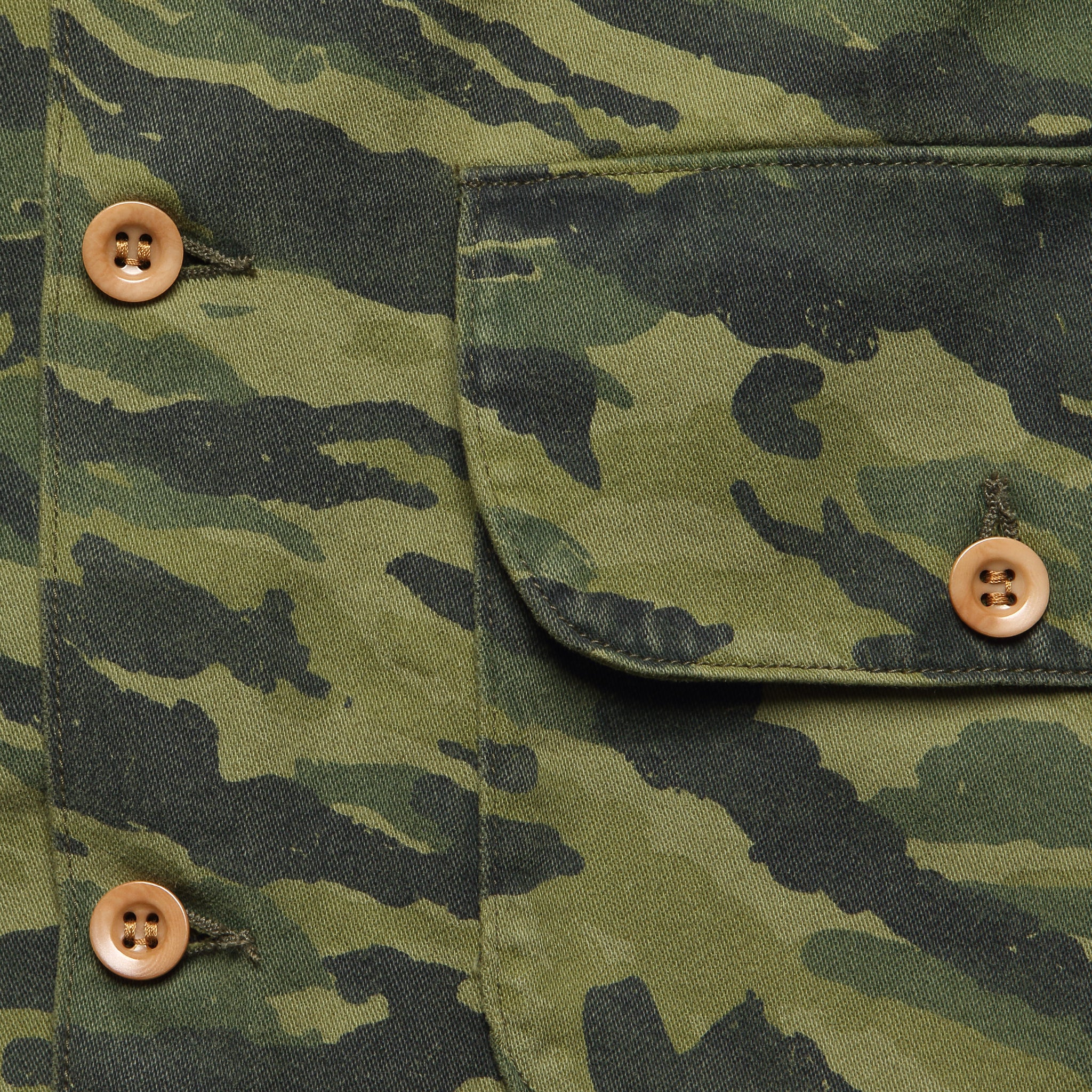 
                          Fatigue Jacket - Camo Brushstroke - Imogene + Willie - STAG Provisions - Outerwear - Shirt Jacket
                        