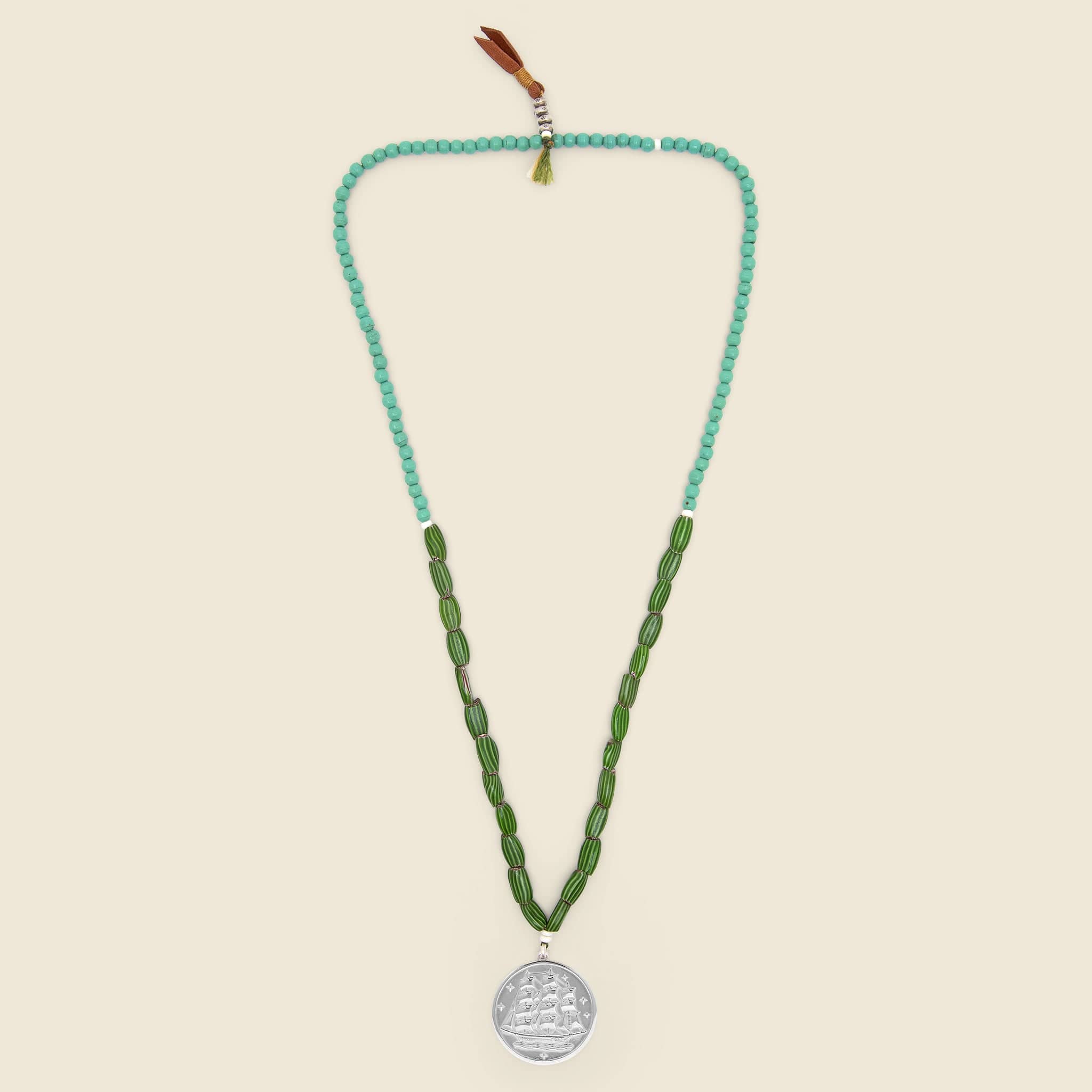 Sterling Silver Ship Necklace - Jolly Knot Club - STAG Provisions - Accessories - Necklaces
