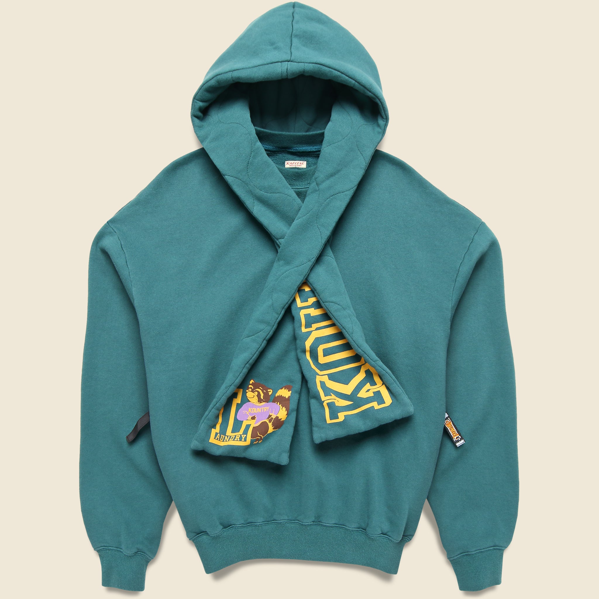 30/-Napped Lining SWT KESA Parka (KOUNTRY) - Turquoise - Kapital - STAG Provisions - Outerwear - Coat / Jacket