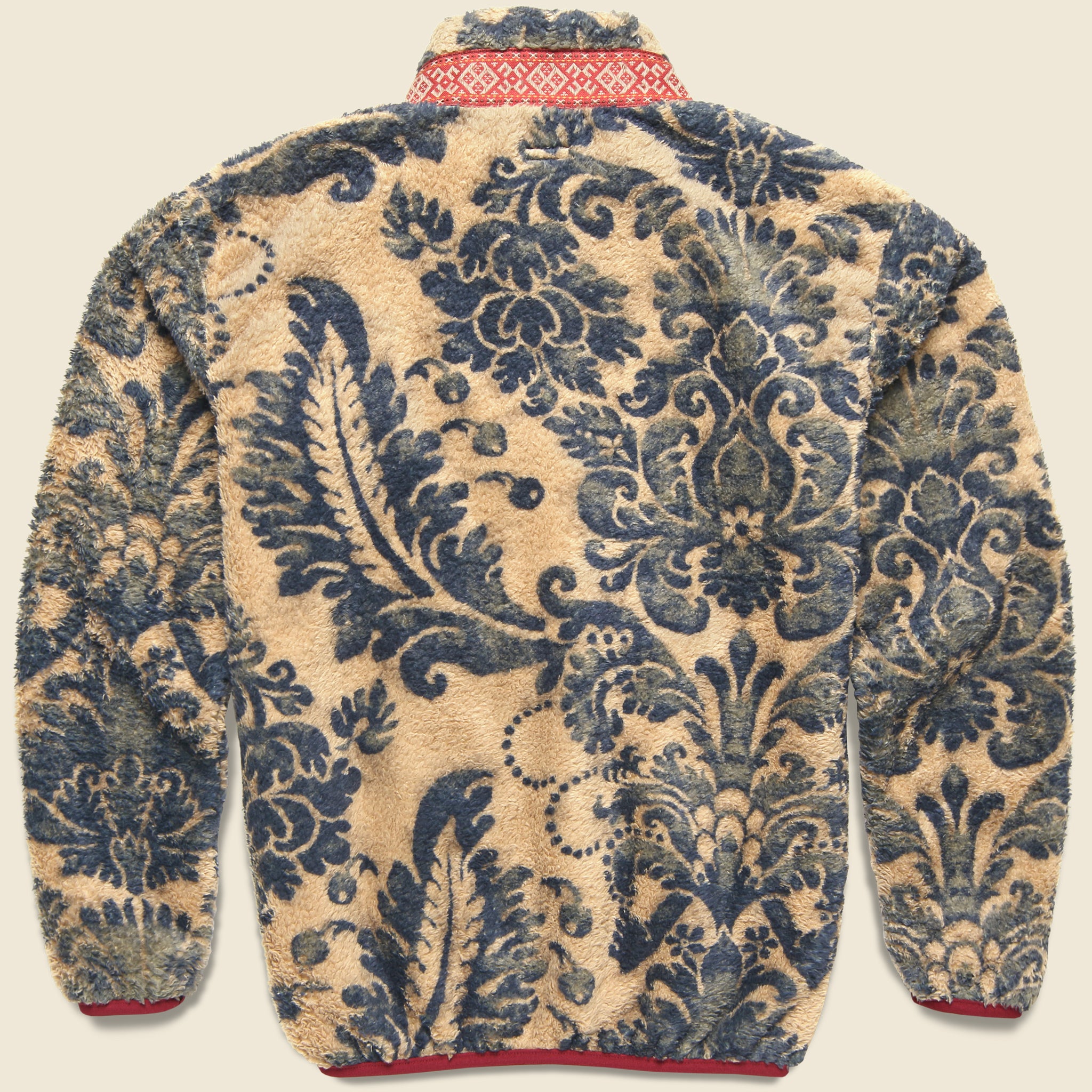 
                          Damask Fleece Zip Blouson - Beige - Kapital - STAG Provisions - Outerwear - Coat / Jacket
                        