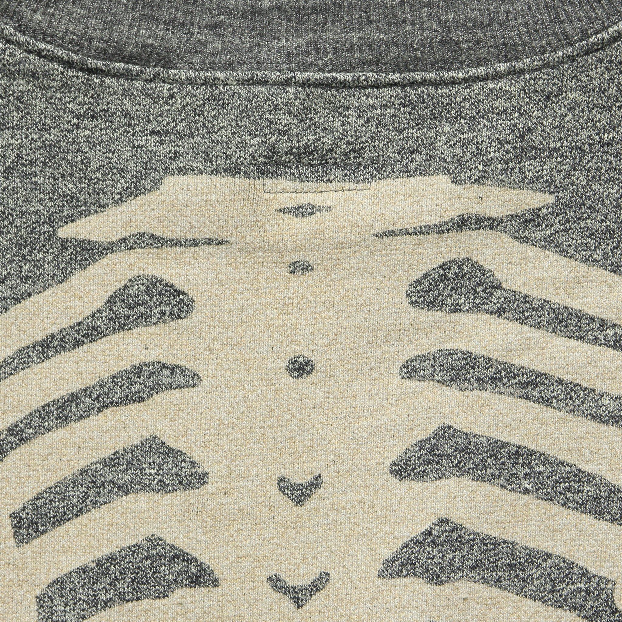 Bone Gandrelle Big Crew Sweater - Charcoal - Kapital - STAG Provisions - Tops - Fleece / Sweatshirt