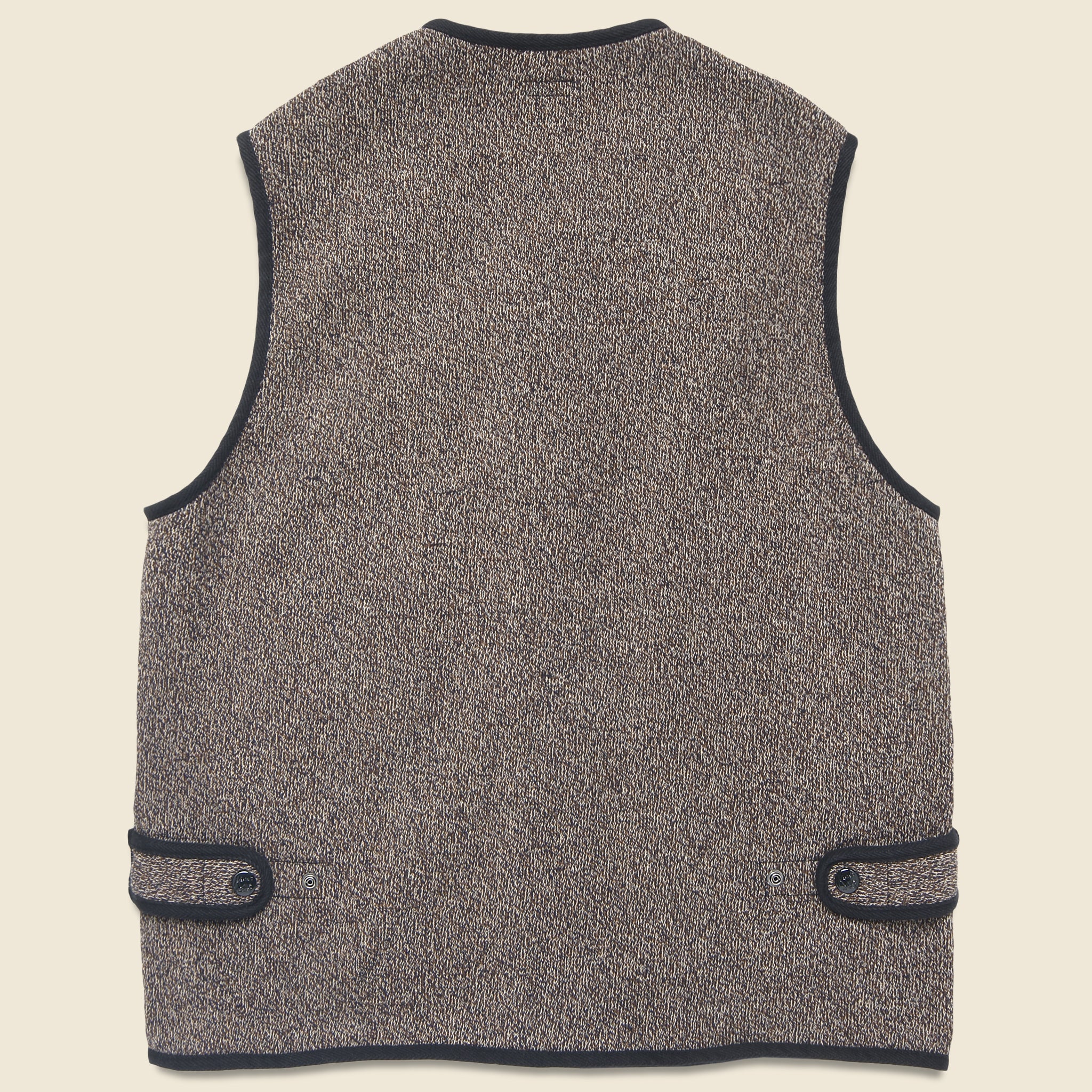 Beach Knit Sweater Vest - Charcoal - Kapital - STAG Provisions - Outerwear - Vest