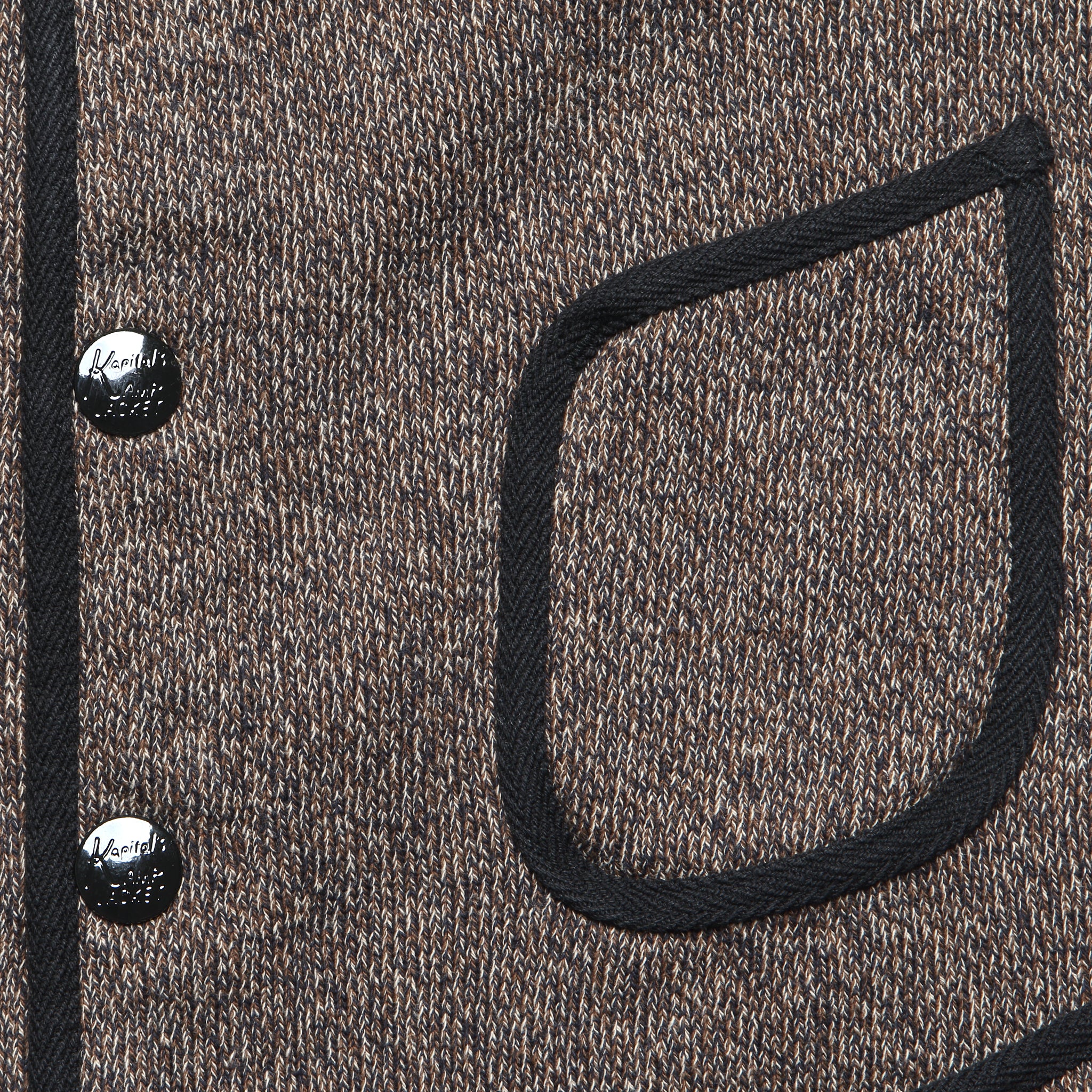 Beach Knit Sweater Vest - Charcoal - Kapital - STAG Provisions - Outerwear - Vest