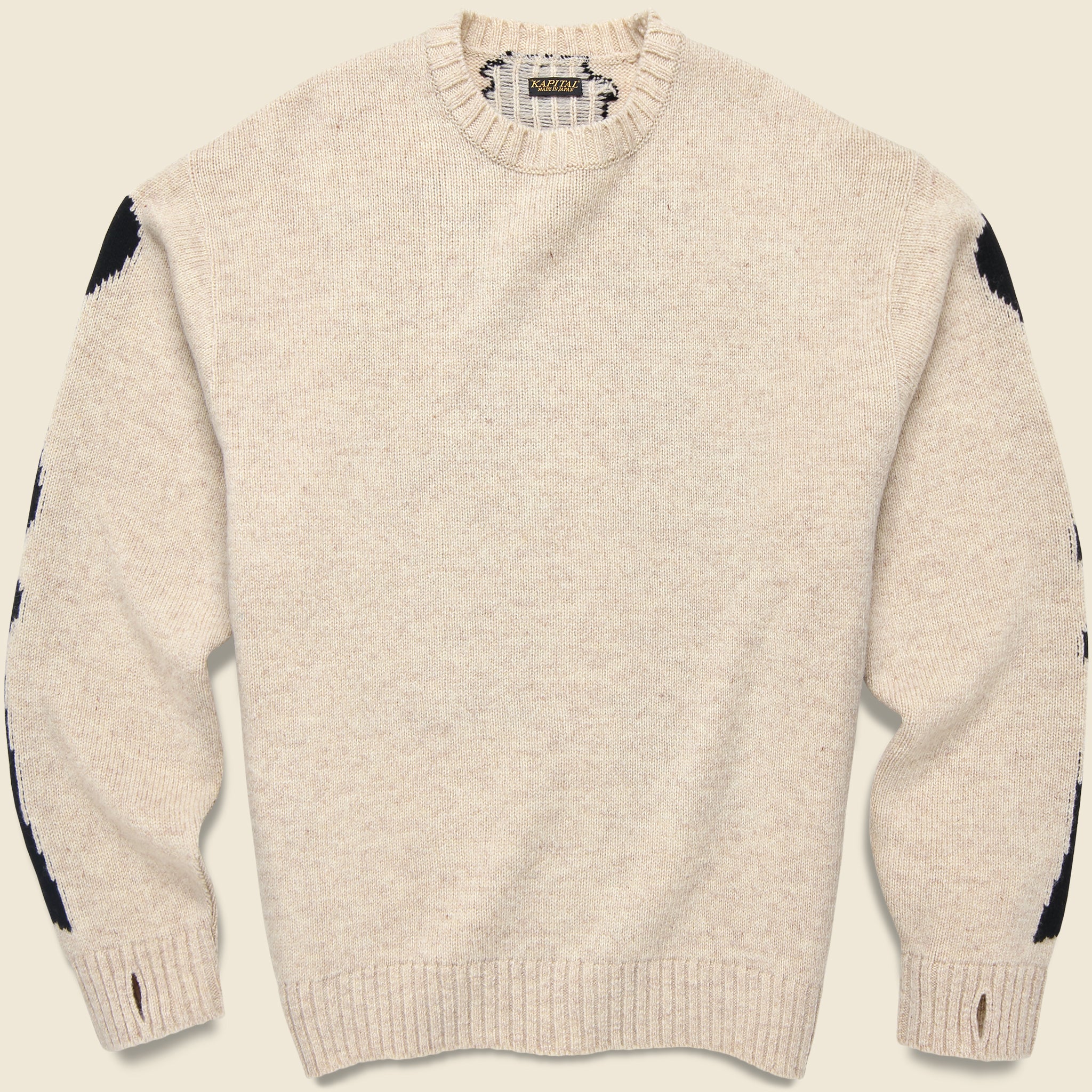 5G Wool Bone Sweater - Ecru - Kapital - STAG Provisions - Tops - Sweater
