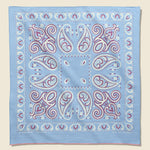 Fastcolor Selvedge Paisley Bandana - Sax - Kapital - STAG Provisions - Accessories - Bandanas