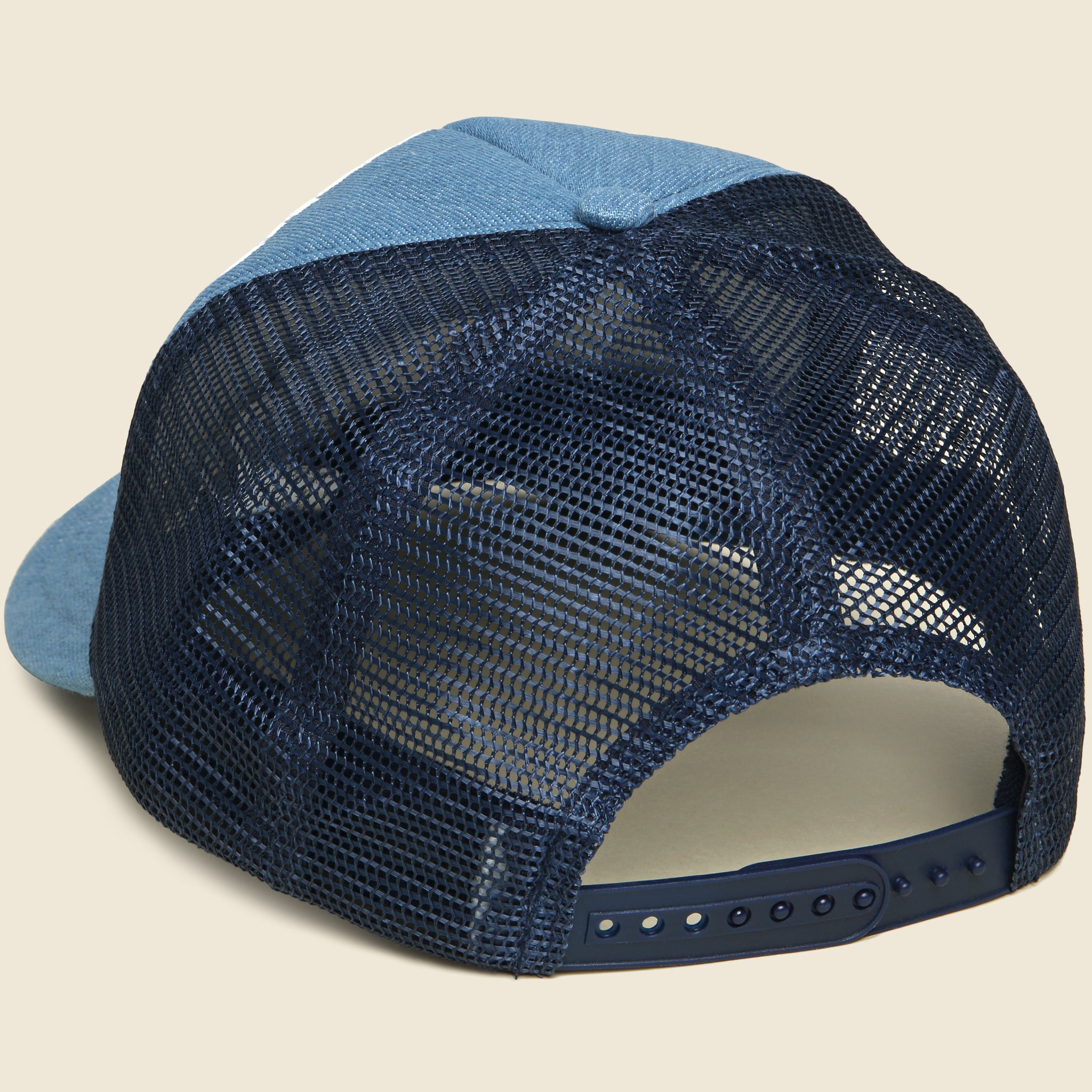 
                          Denim Repair Service Truck Cap - Navy - Kapital - STAG Provisions - Accessories - Hats
                        