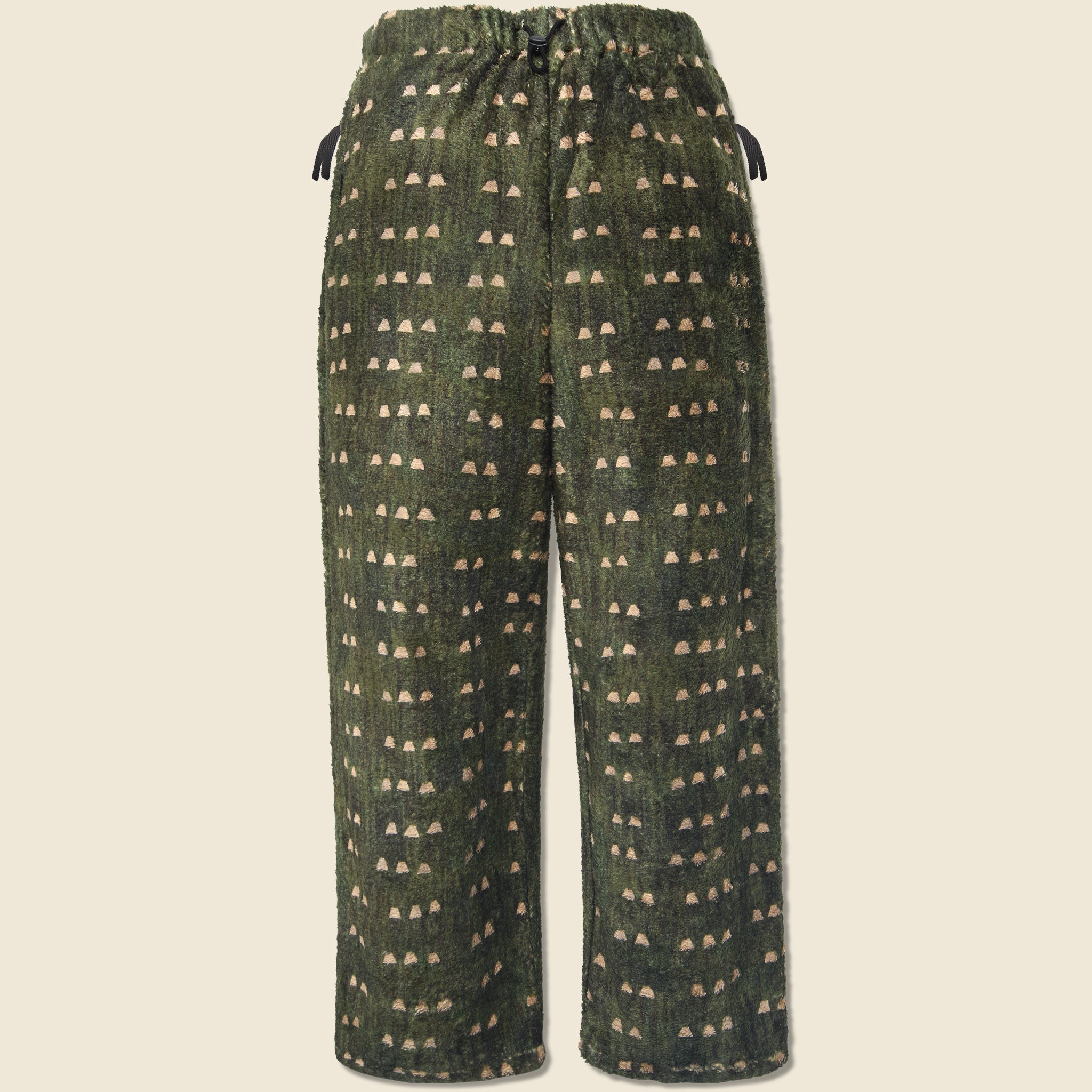 Tsume-Shobu Fleece Easy Straight Pants - Khaki - Kapital - STAG Provisions - Pants - Lounge