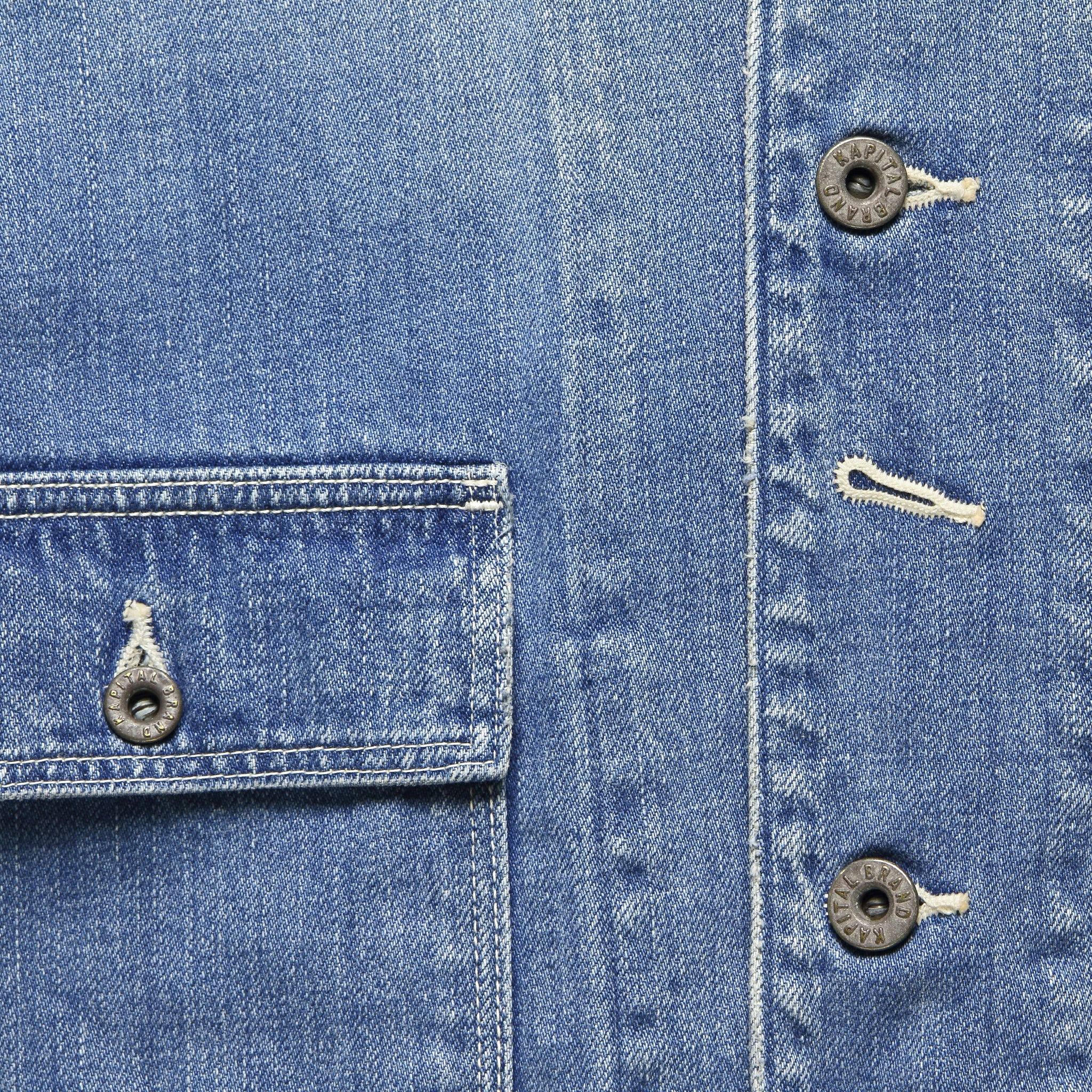 
                          Denim Cactus Coverall - Light Indigo - Kapital - STAG Provisions - Outerwear - Coat / Jacket
                        