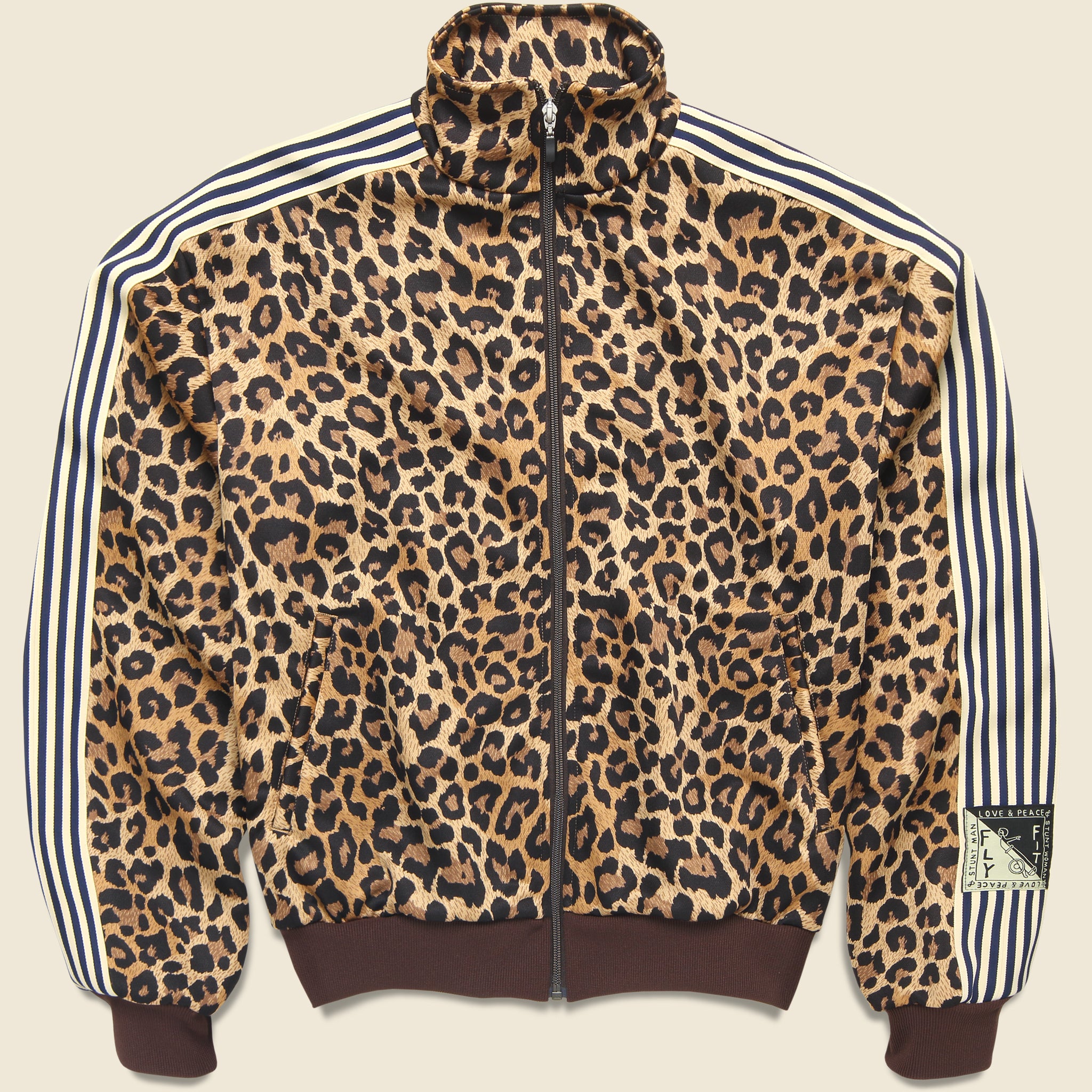 Leopard Track Jacket - Brown - Kapital - STAG Provisions - Outerwear - Coat / Jacket