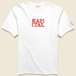 Brackets Kap Rookie Crew Tee - Red - Kapital - STAG Provisions - Tops - S/S Tee