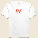 Brackets Kap Rookie Crew Tee - Red - Kapital - STAG Provisions - Tops - S/S Tee