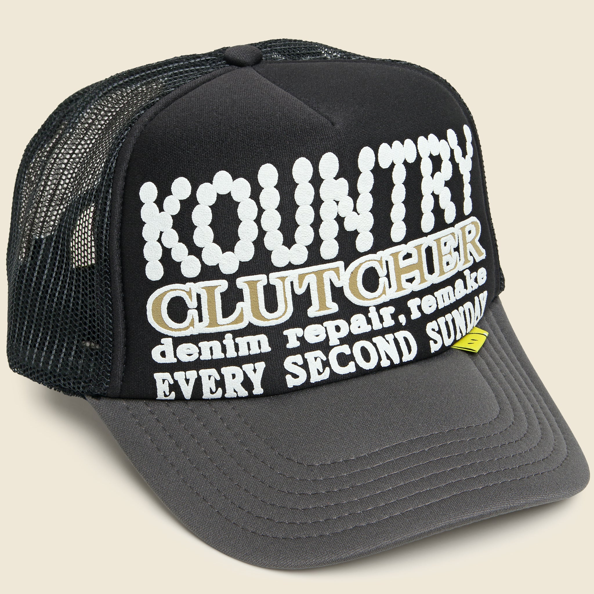 Kountry Pearl Trucker Cap - Black - Kapital - STAG Provisions - Accessories - Hats
