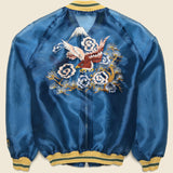Eagle Sheer Pearl Souvenir Jacket - Dark Blue - Kapital - STAG Provisions - Outerwear - Coat / Jacket