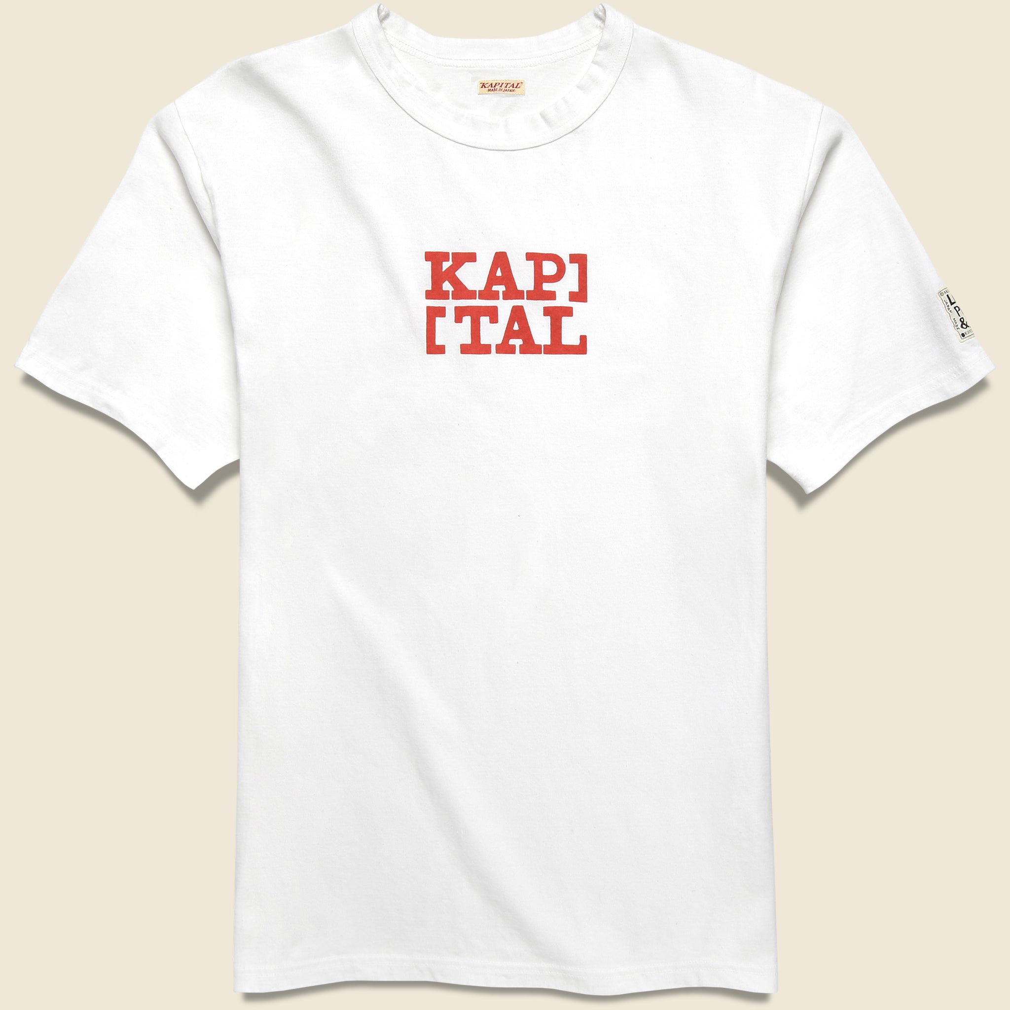Kapital Brackets Rookie Tee - White - Kapital - STAG Provisions - Tops - S/S Tee