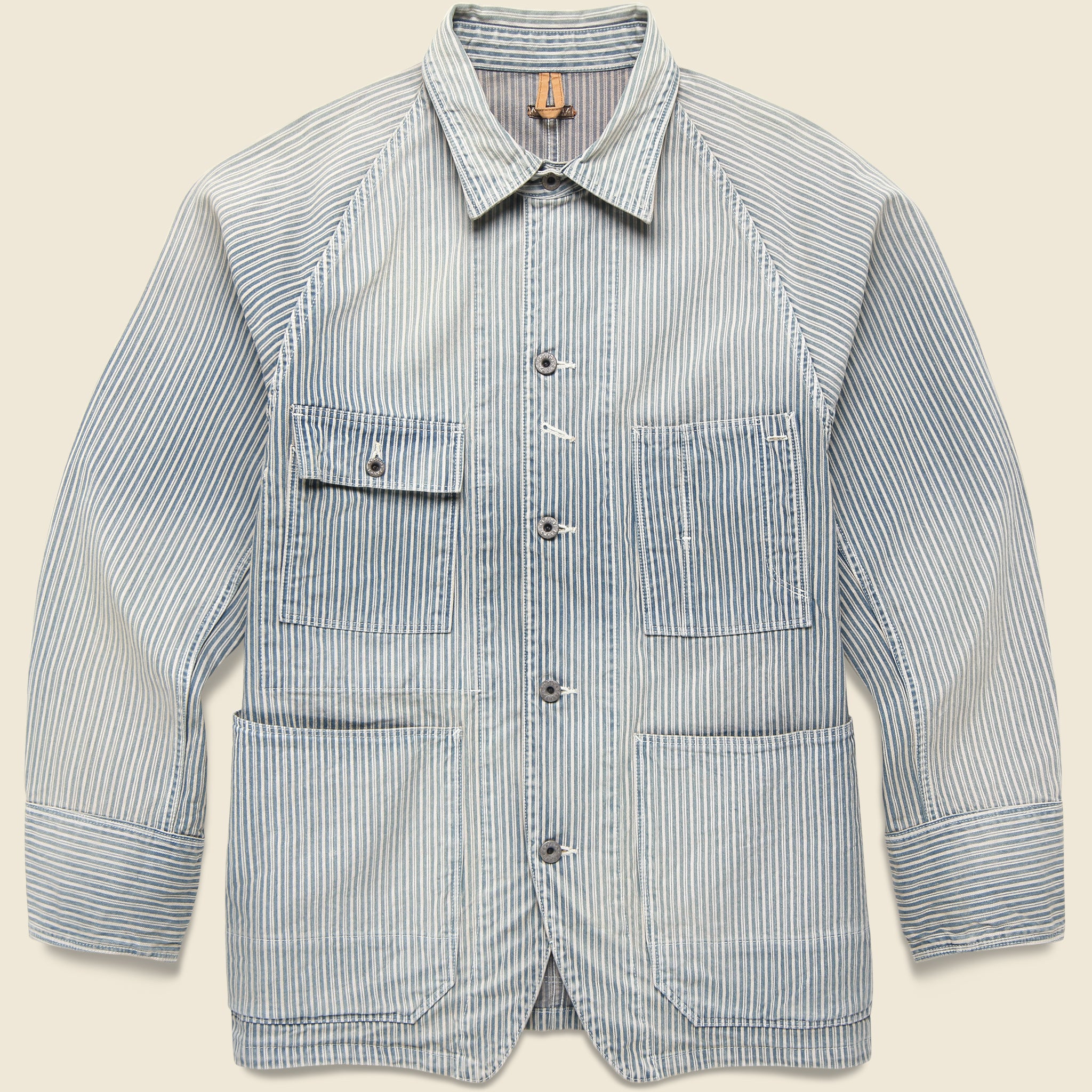 Liberty Cactus Coverall - Hickoree Stripe - Kapital - STAG Provisions - Outerwear - Coat / Jacket