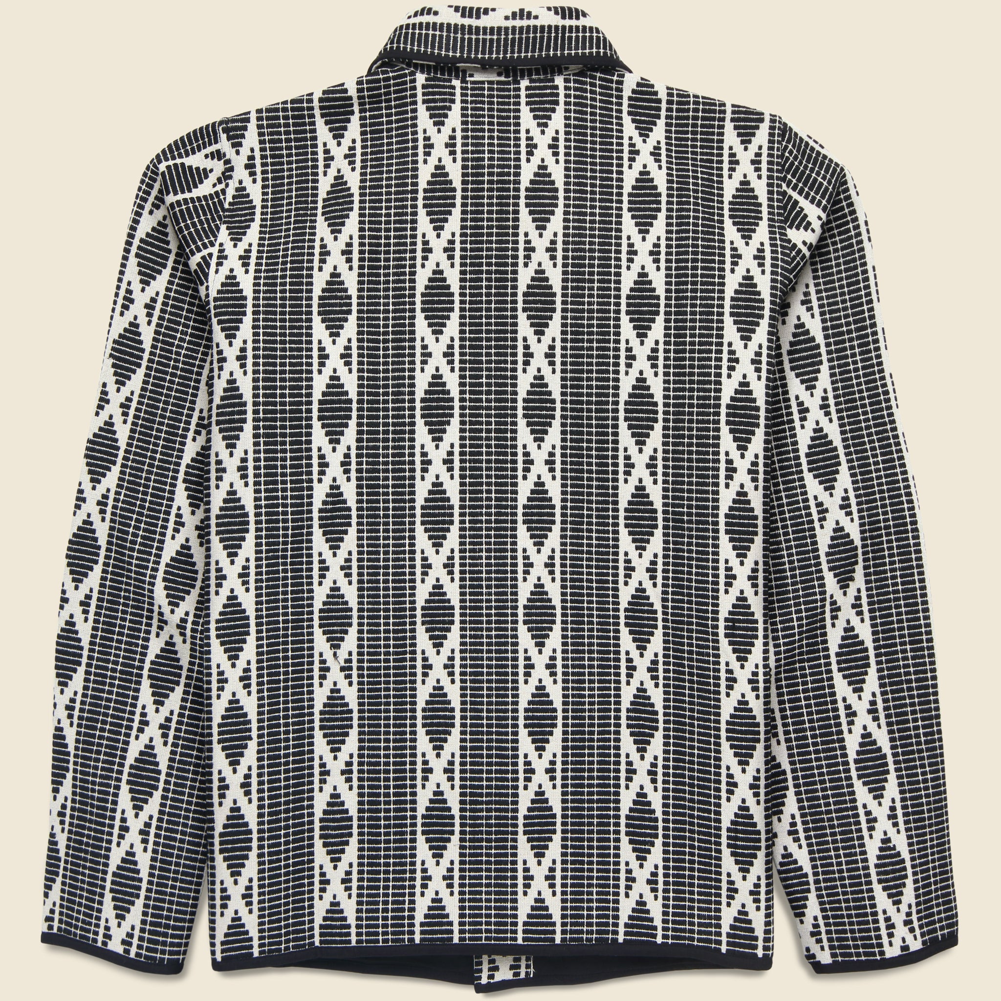 Paris Work Jacket - Black/White Jacquard - Kardo - STAG Provisions - Outerwear - Coat / Jacket