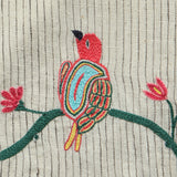 Embroidered Bird Shirt - Natural - Kardo - STAG Provisions - Tops - S/S Woven - Other Pattern