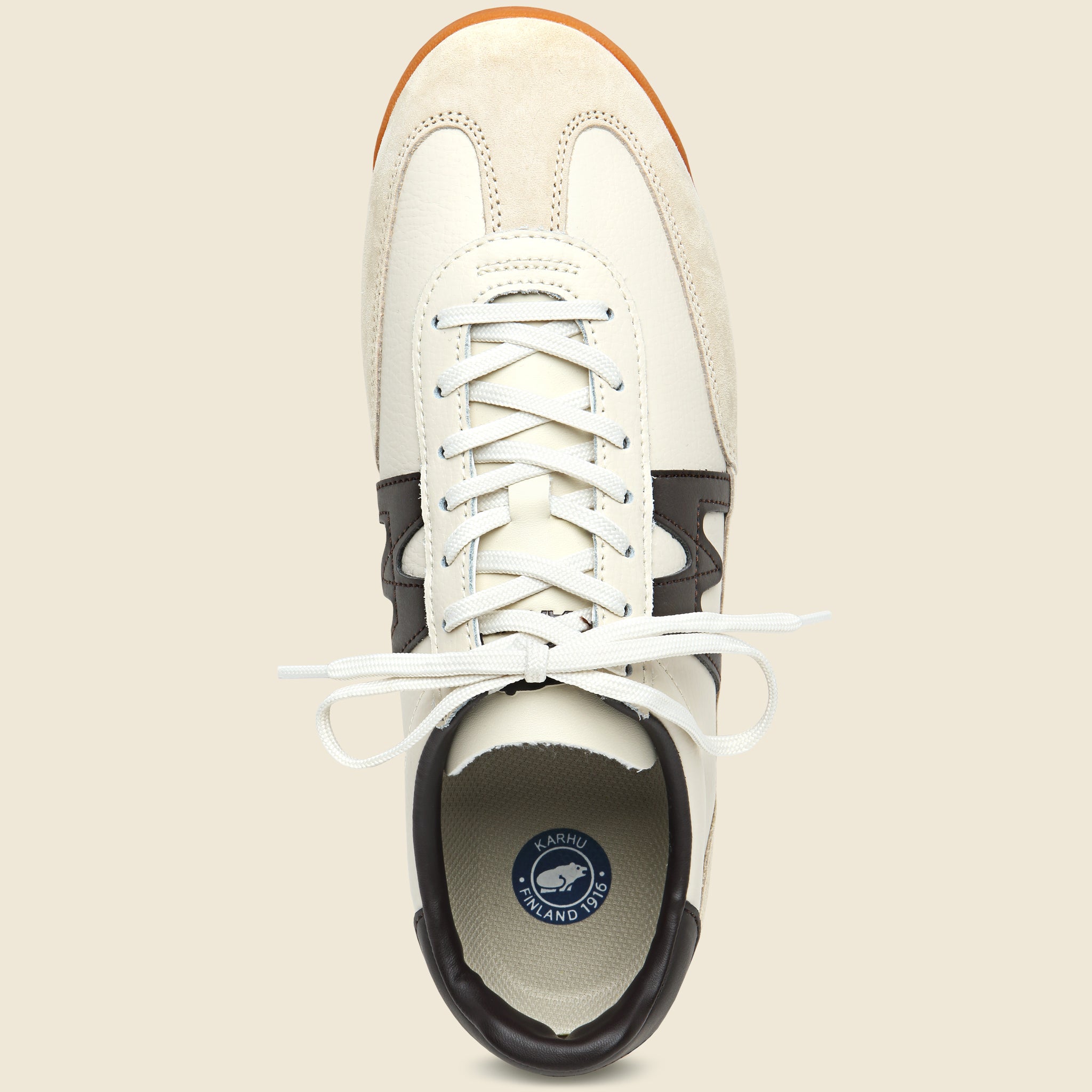 
                          Mestari Sneaker - Gravel/Chocolate Torte - Karhu - STAG Provisions - Shoes - Athletic
                        