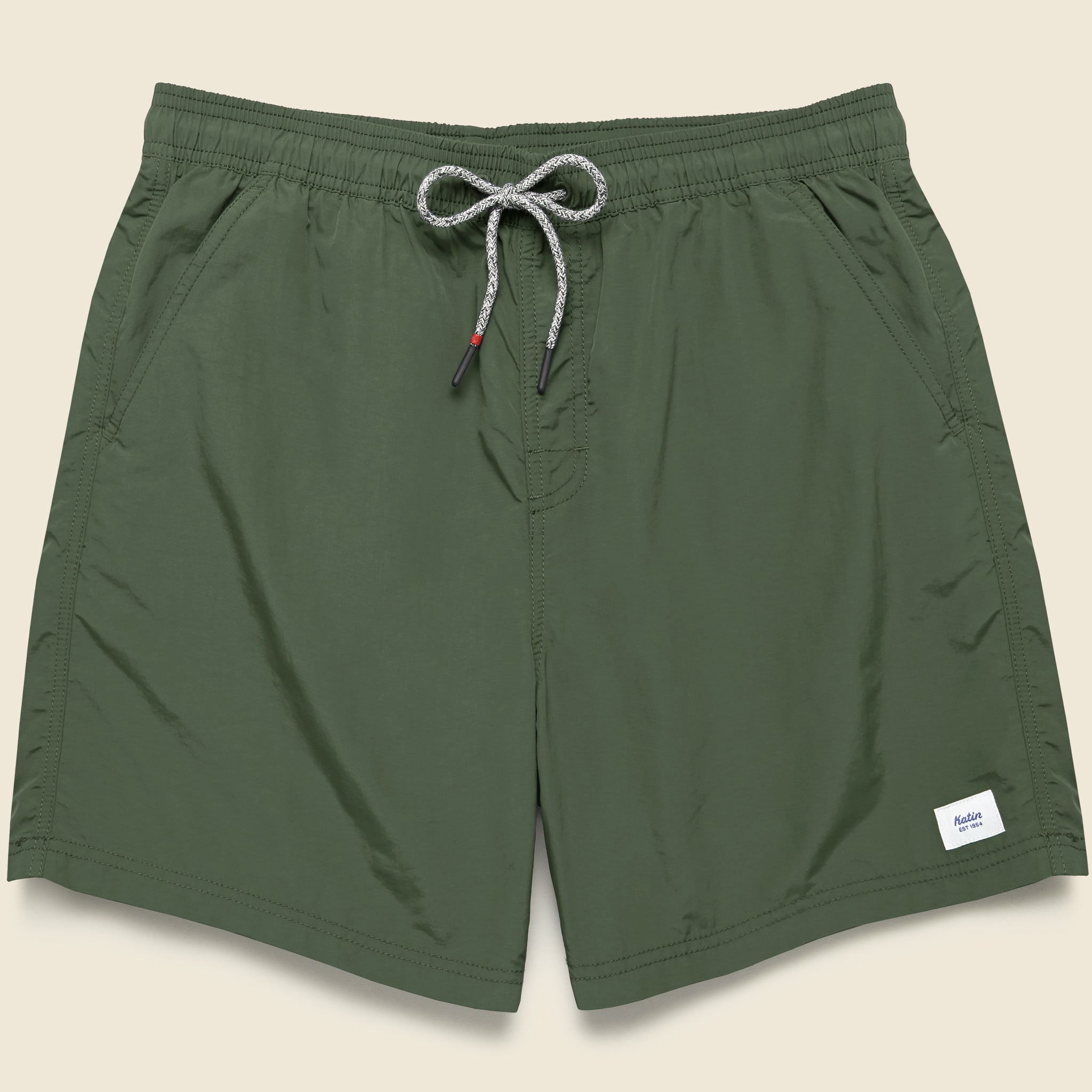 Poolside Volley Trunk - Olive - Katin - STAG Provisions - Shorts - Swim