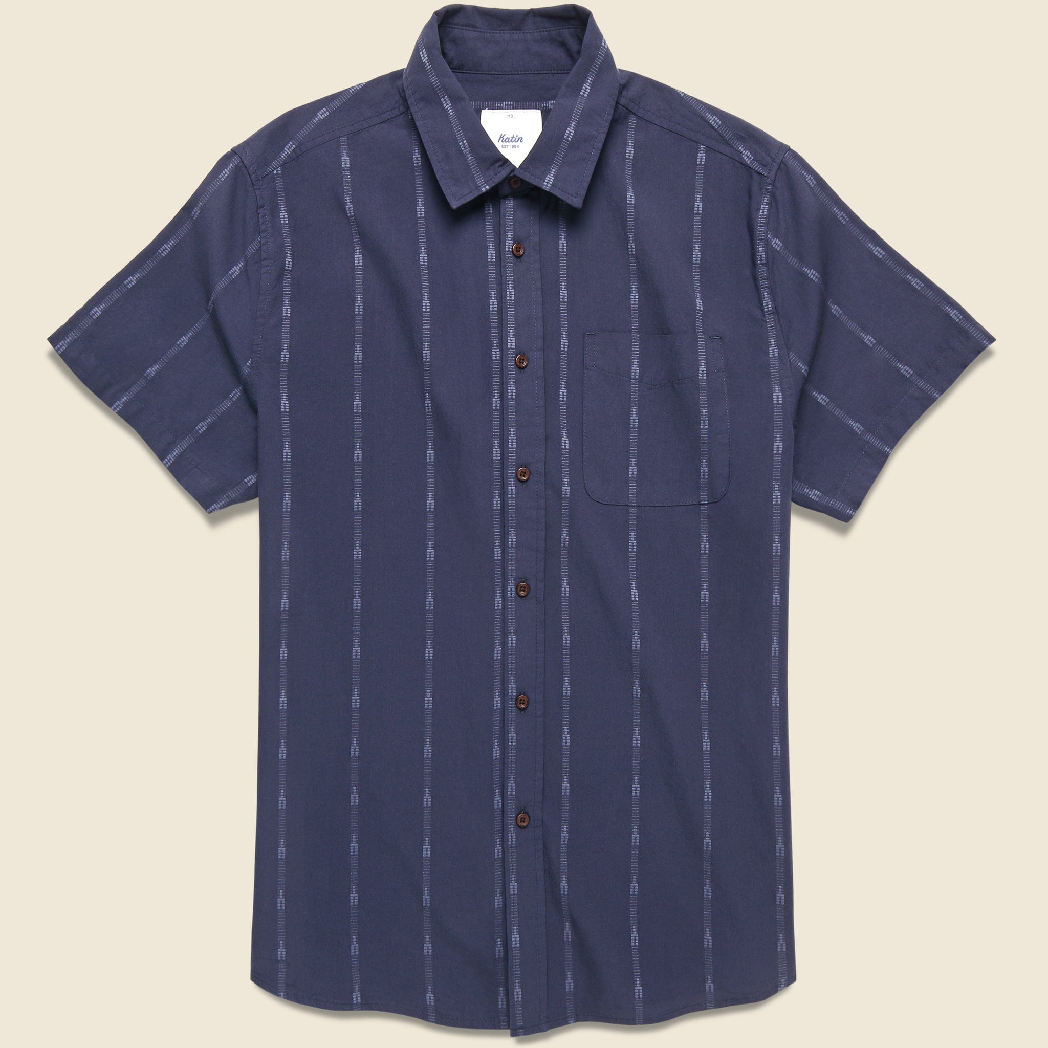 Zenith Shirt - Indigo - Katin - STAG Provisions - Tops - S/S Woven - Other Pattern