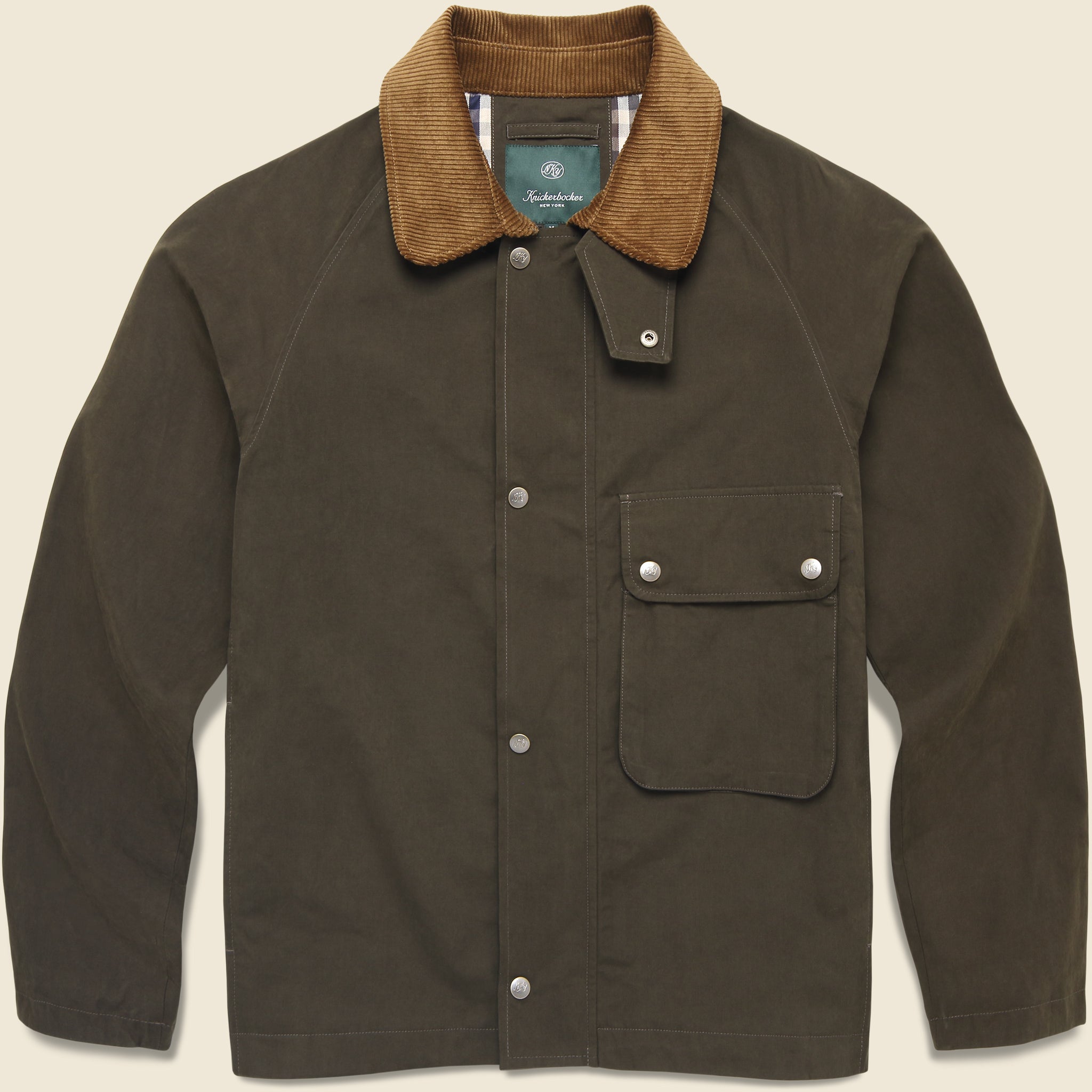 Bay Waxed Nylon Jacket - Olive - Knickerbocker - STAG Provisions - Outerwear - Coat / Jacket