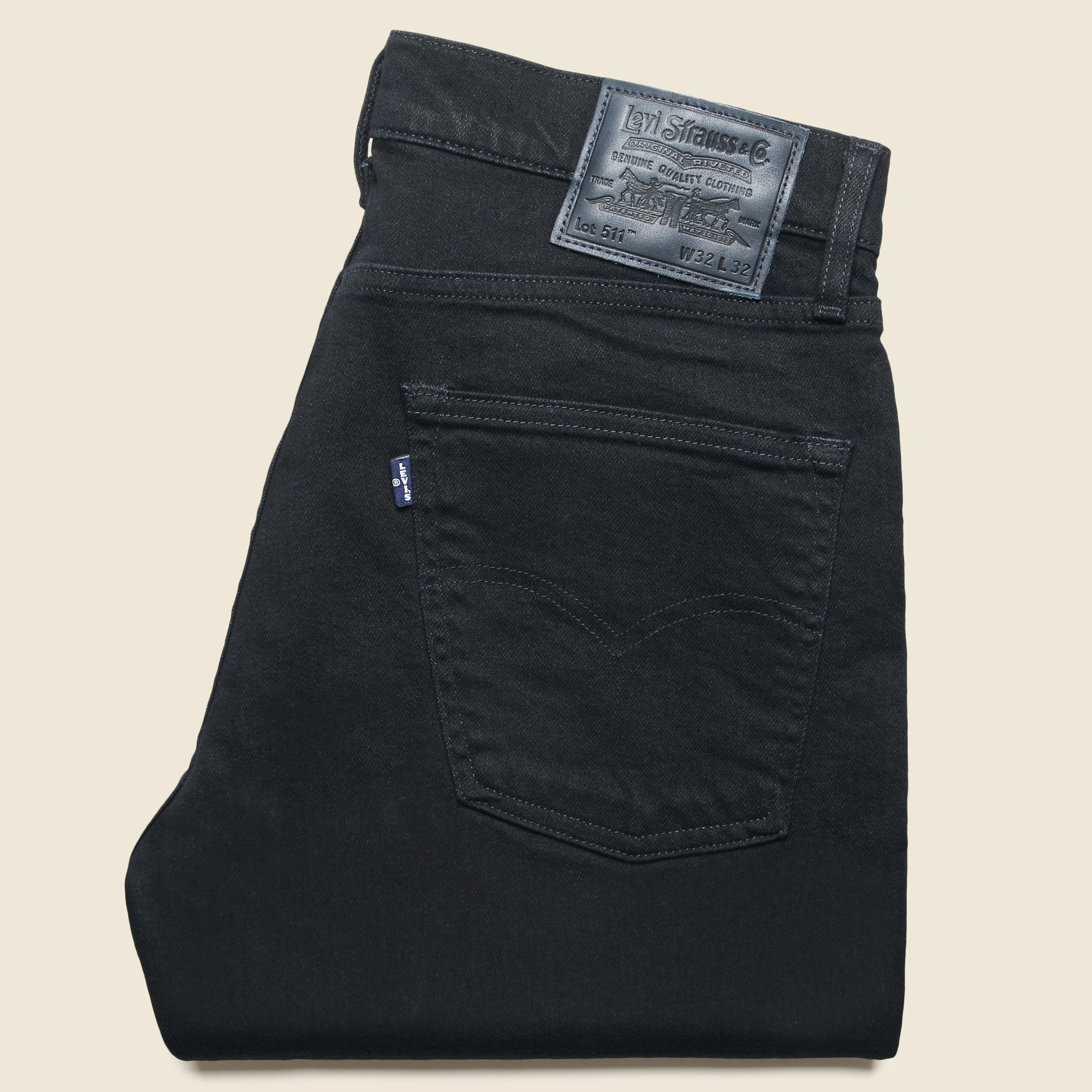 
                          511 Slim Jean - Black Rinse - Levis Blue Tab - STAG Provisions - Pants - Denim
                        
